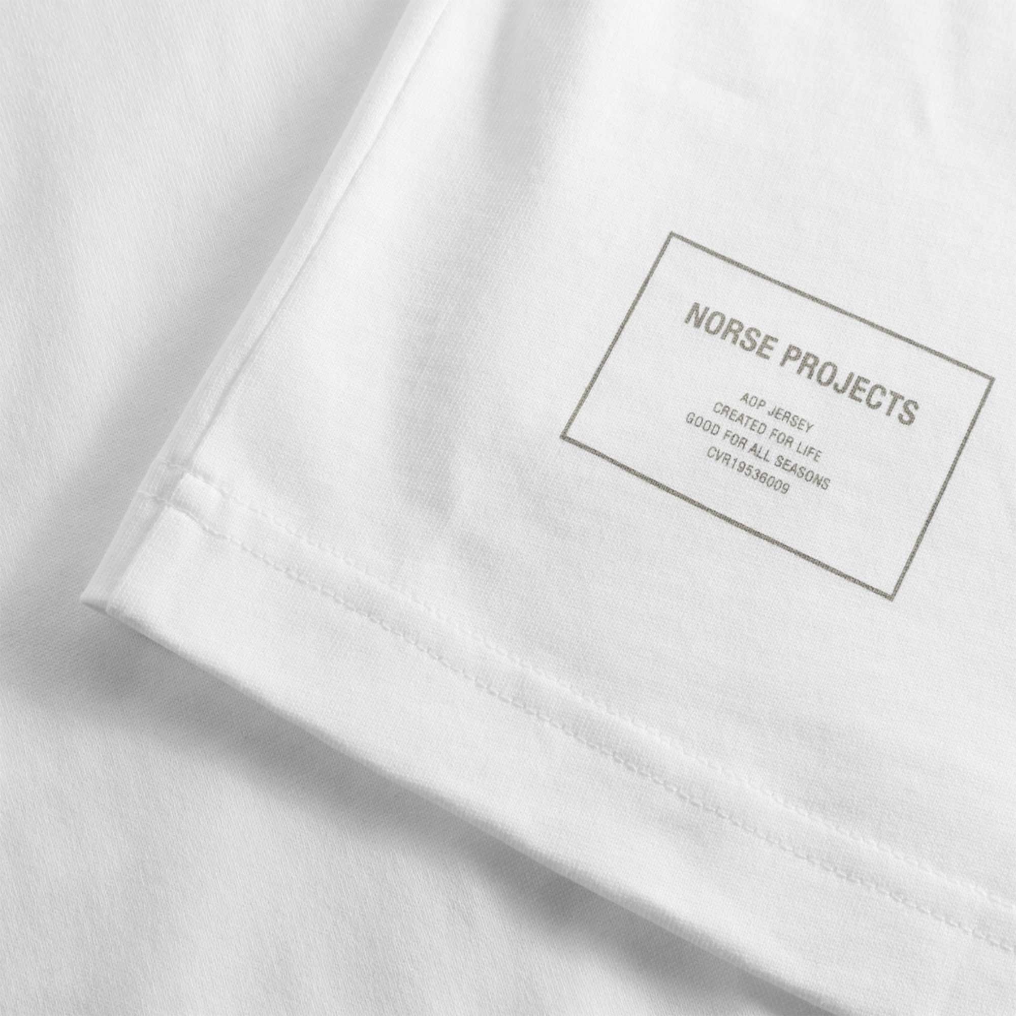 Norse Projects Johannes Organic Circle Print T-Shirt - White
