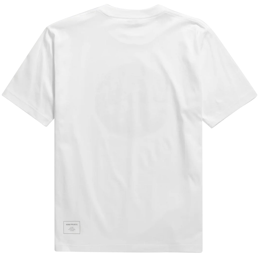 Norse Projects Johannes Organic Circle Print T-Shirt - White
