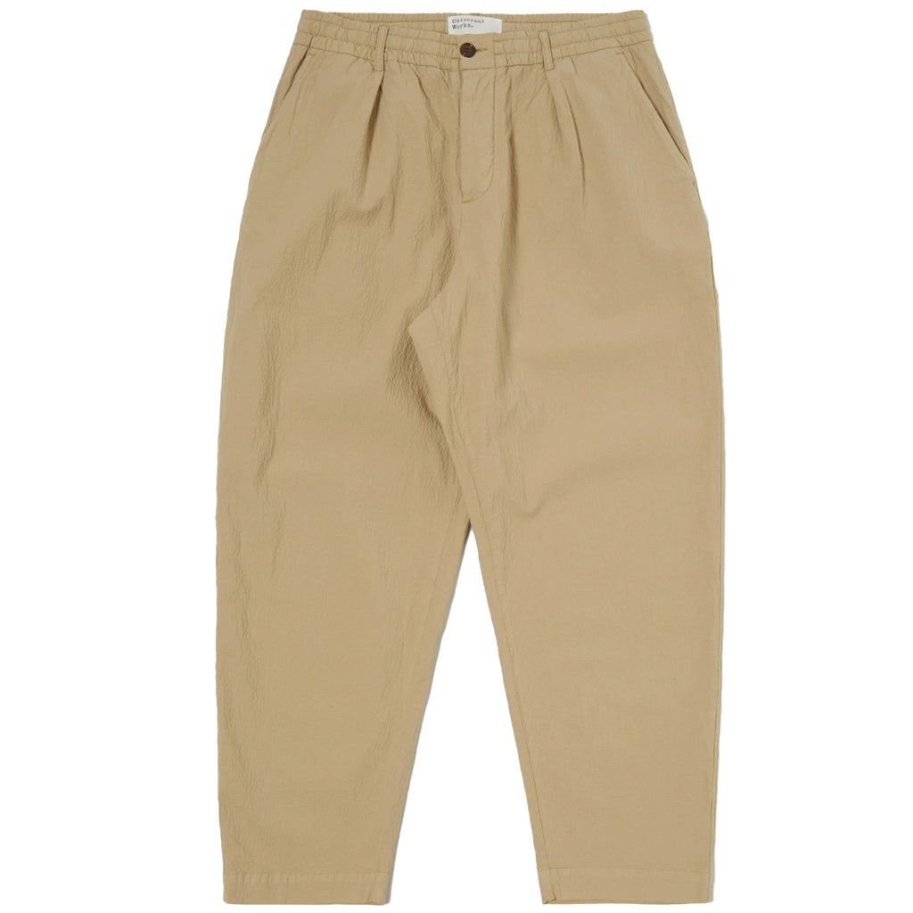 Universal Works Pleated Track Pant - Summer Oak