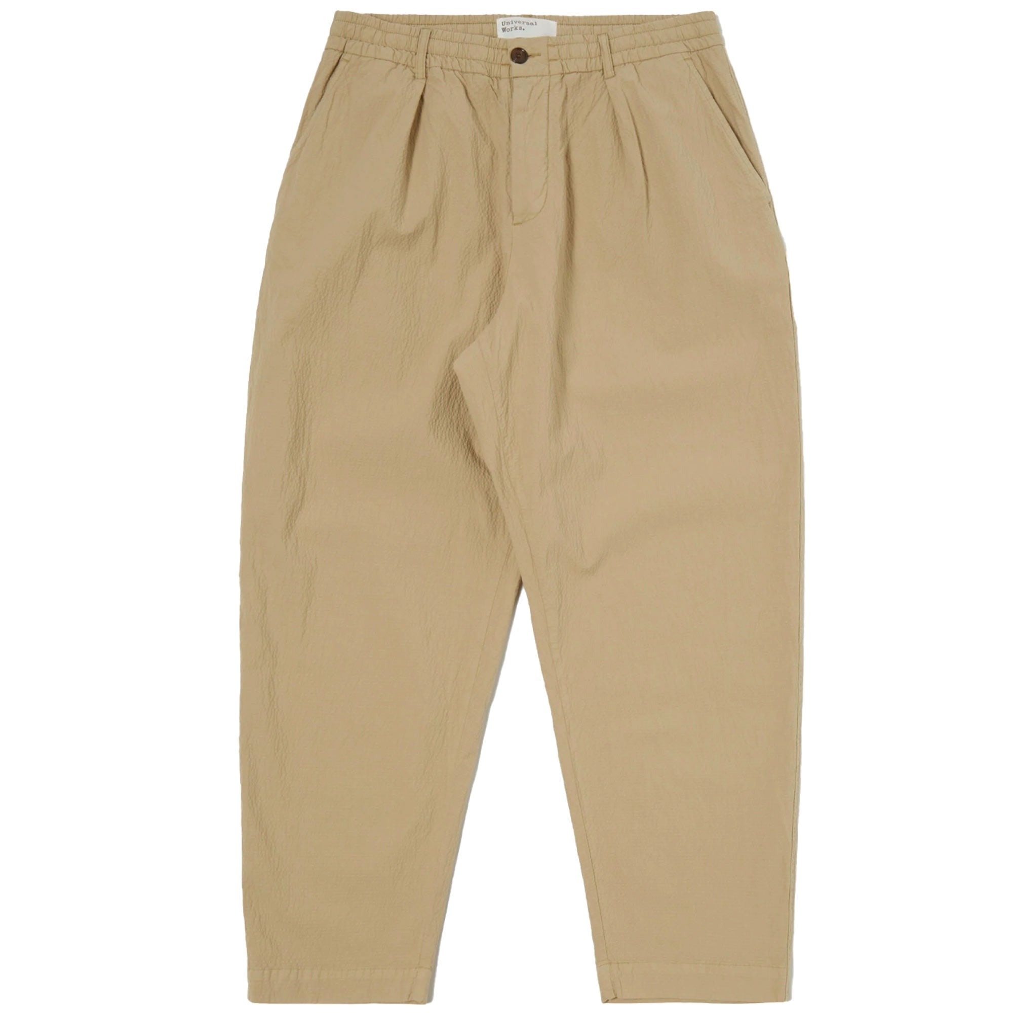 Universal Works Pleated Track Pant - Summer Oak