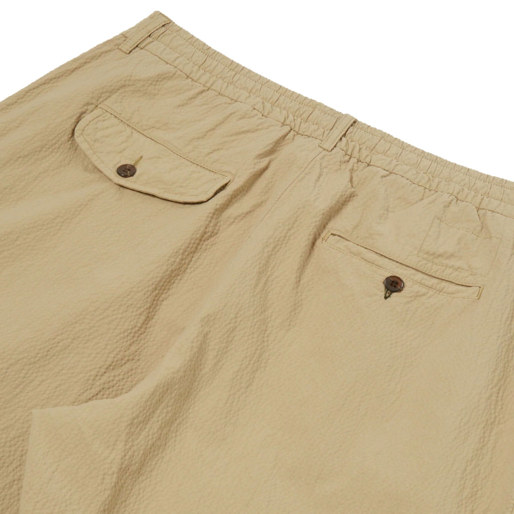 Universal Works Pleated Track Pant - Summer Oak