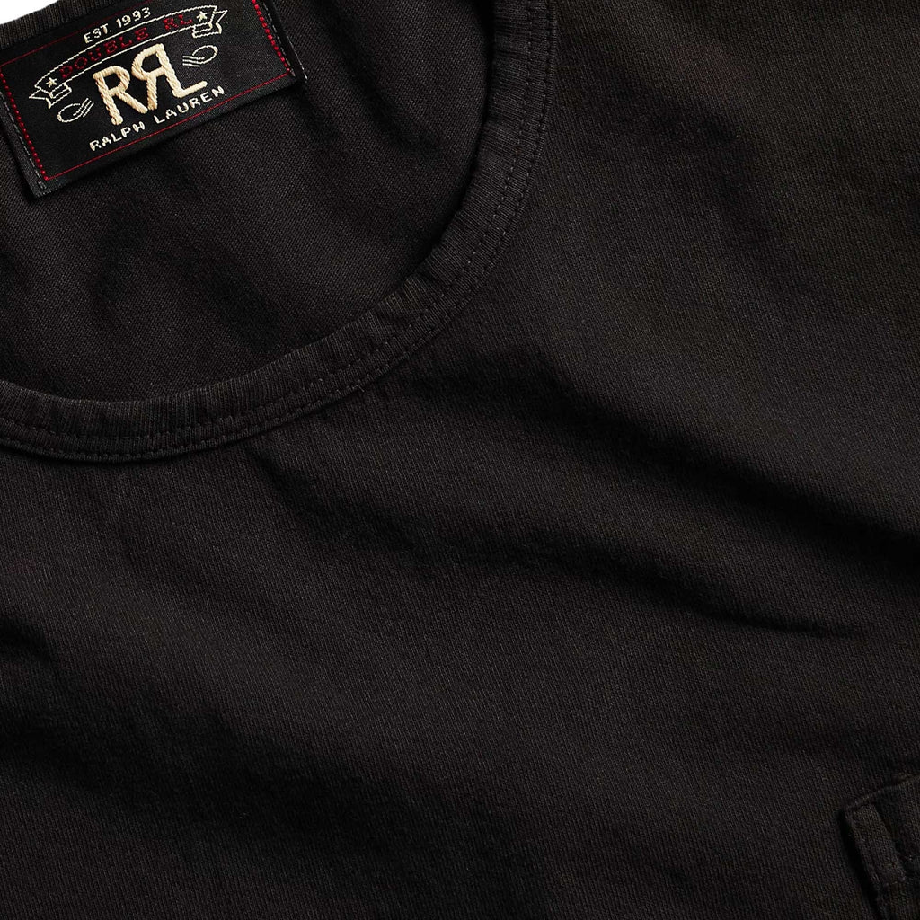 Garment-Dyed Pocket T-Shirt Two-Pack - Black