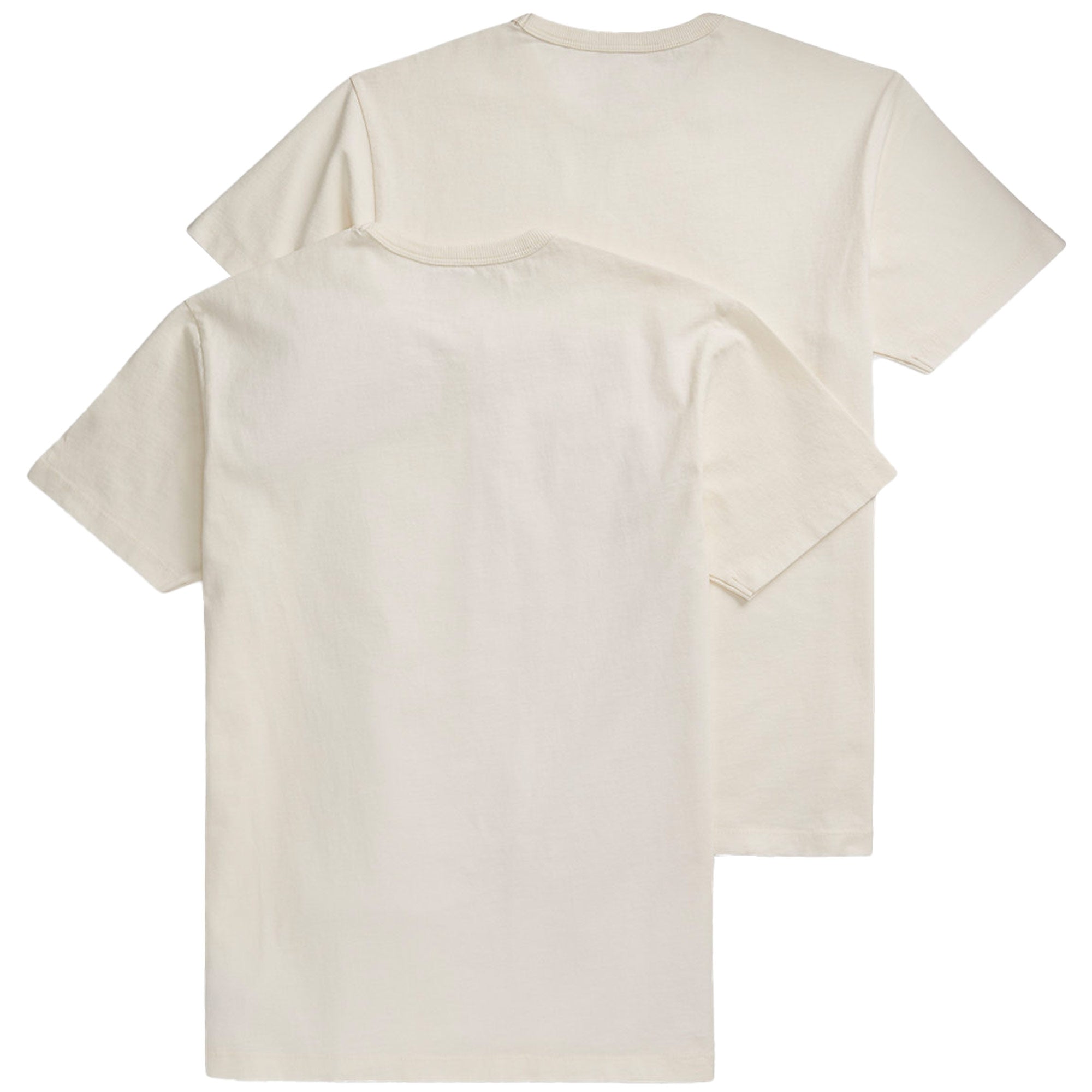 Garment-Dyed Pocket T-Shirt Two-Pack - Off White