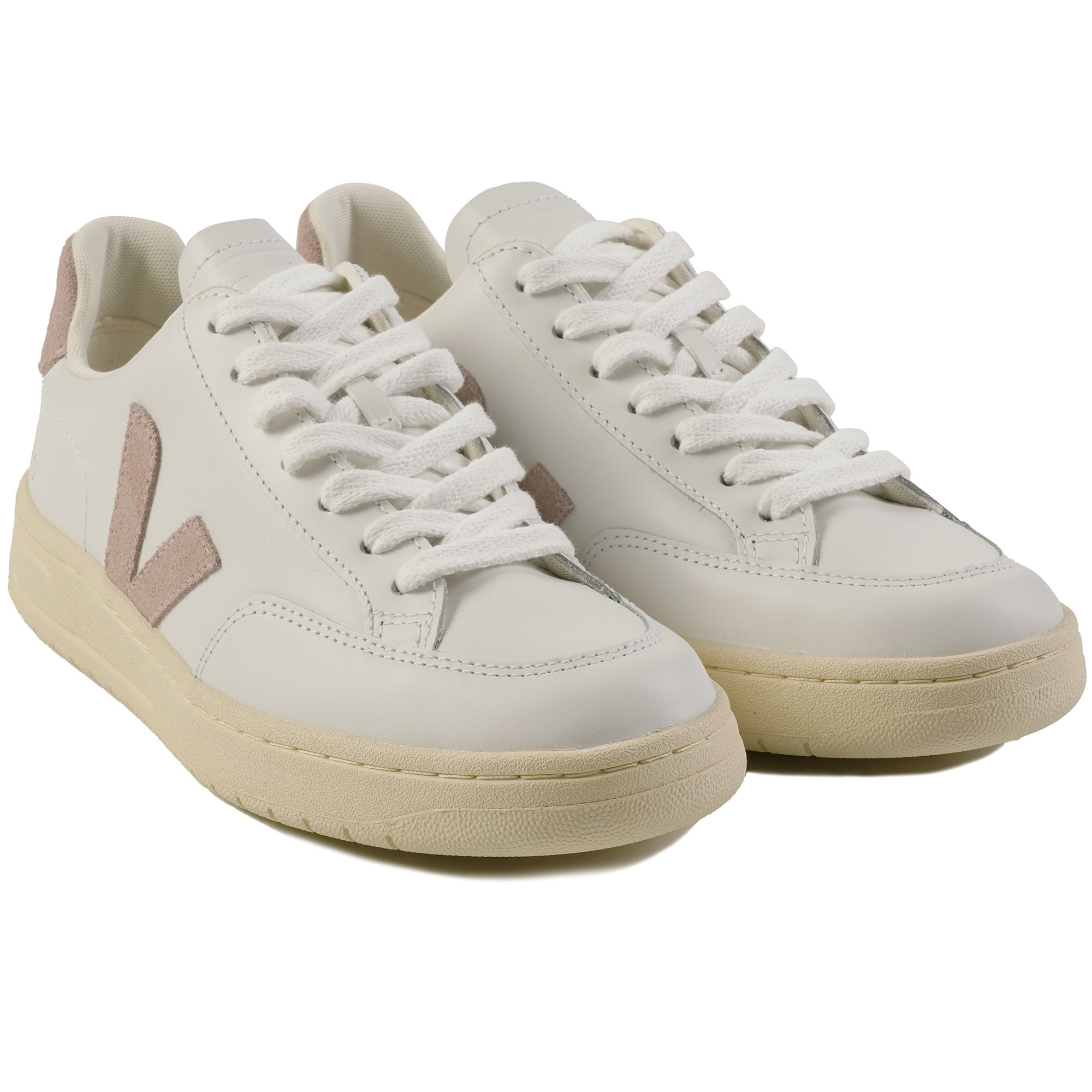 Veja Womens V-12 Leather - Extra White Babe