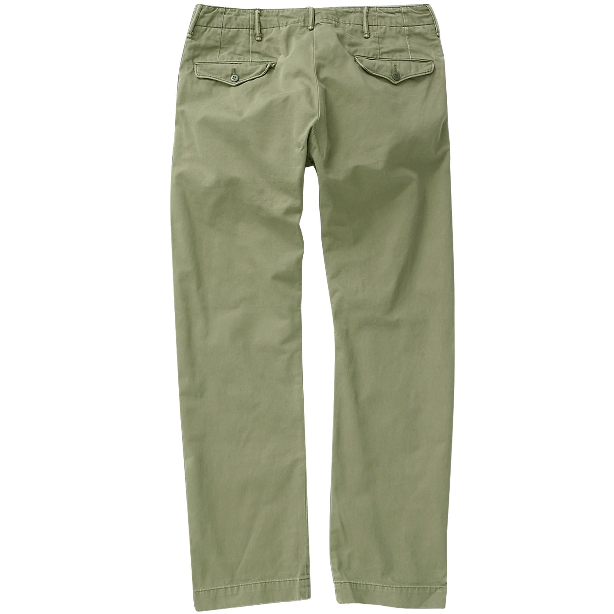 パンツ RRL TWILL OFFICER'S CHINO W33 RRL by Ralph Lauren Officer's Chino Trousers - Khaki Green