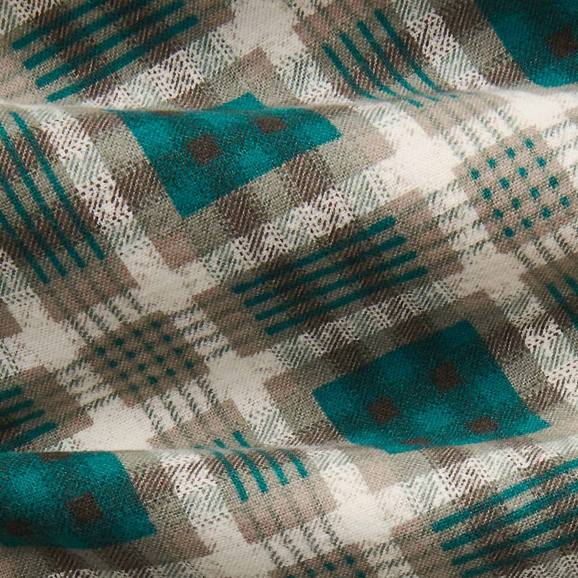 Plaid-Print Chamois Workshirt - Green