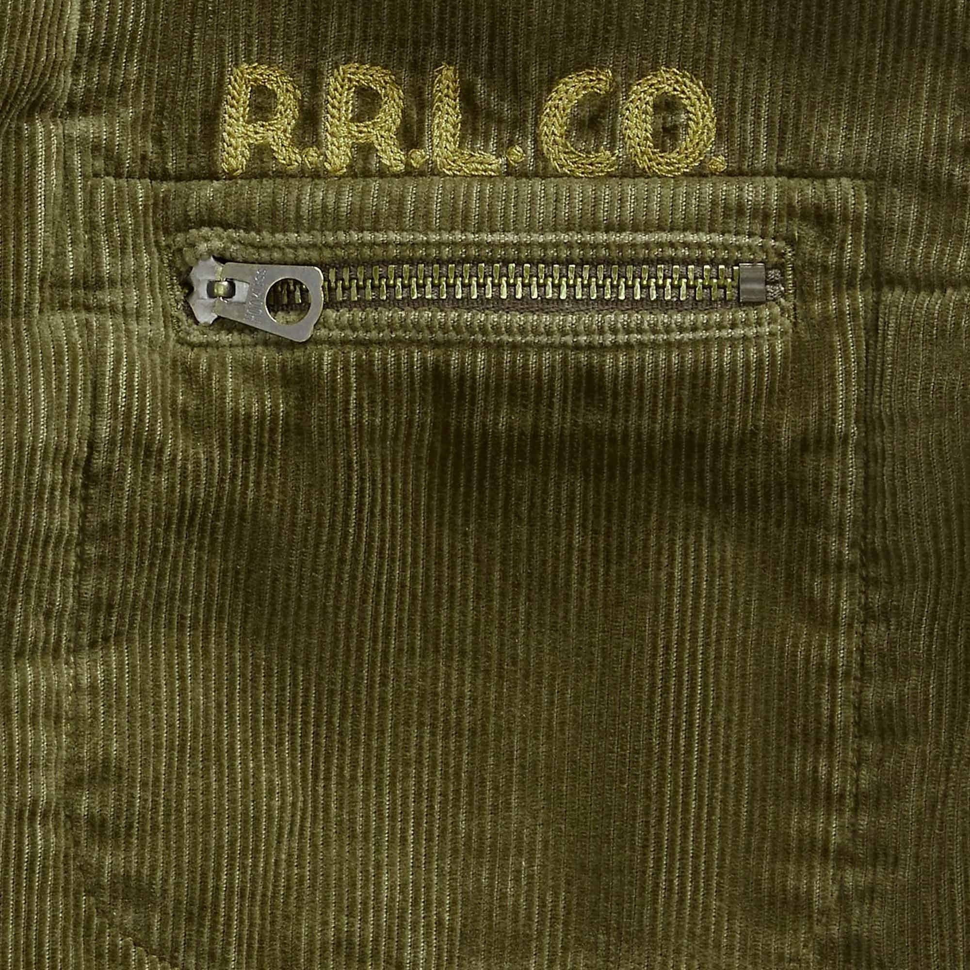 RRL by Ralph Lauren Embroidered Corduroy Jacket - Olive