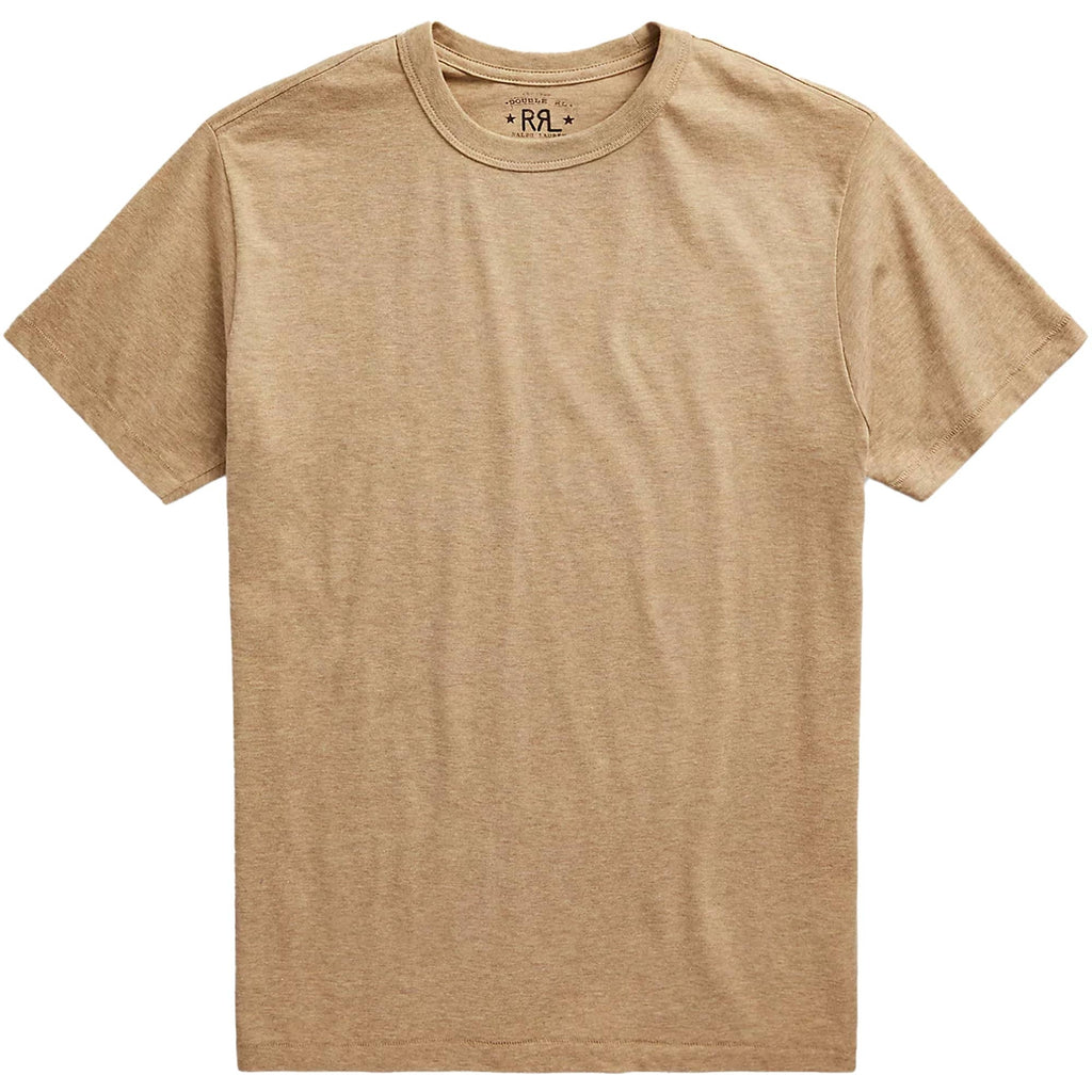 RRL by Ralph Lauren Garment-Dyed Crewneck T-Shirt - Khaki Brown
