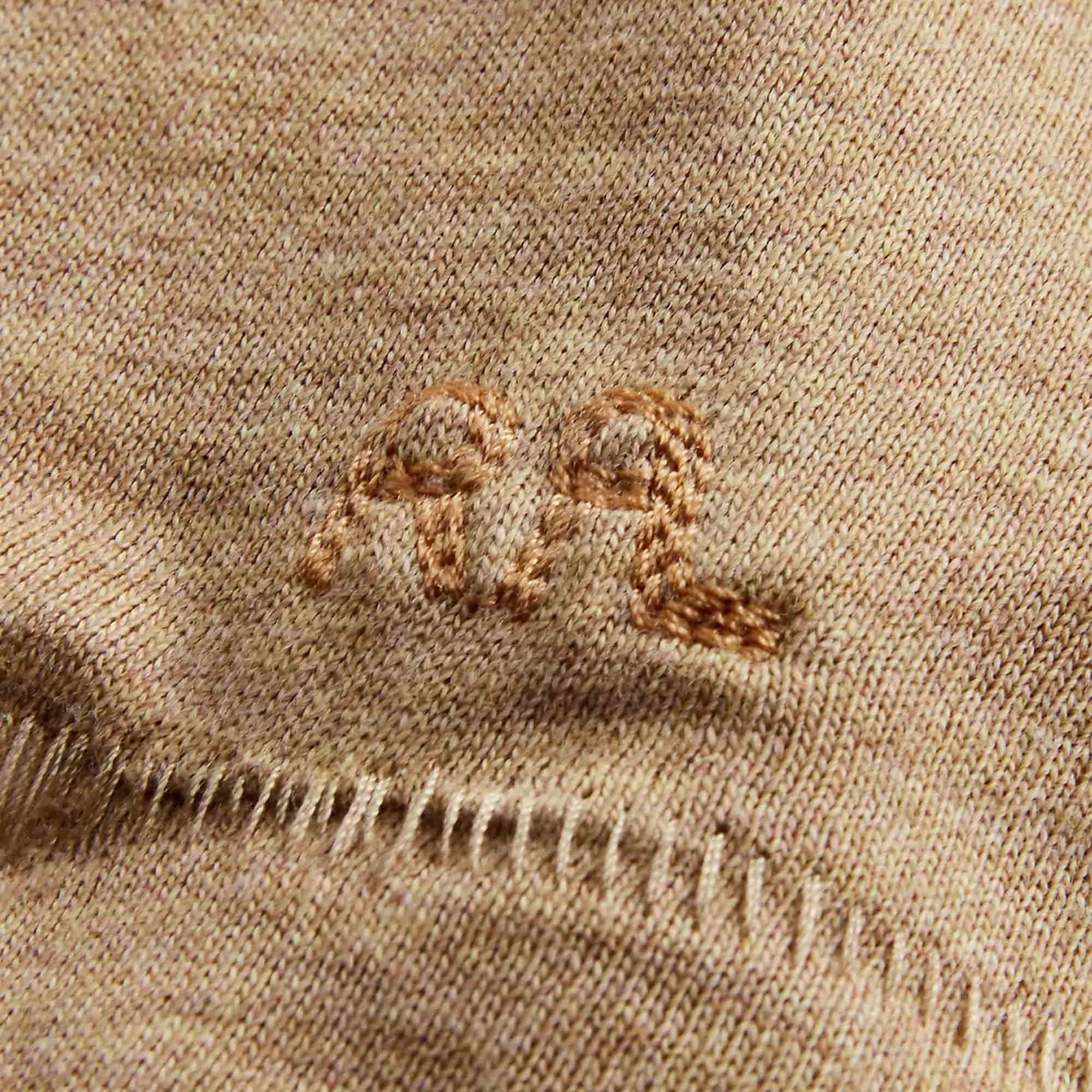 RRL by Ralph Lauren Garment-Dyed Crewneck T-Shirt - Khaki Brown