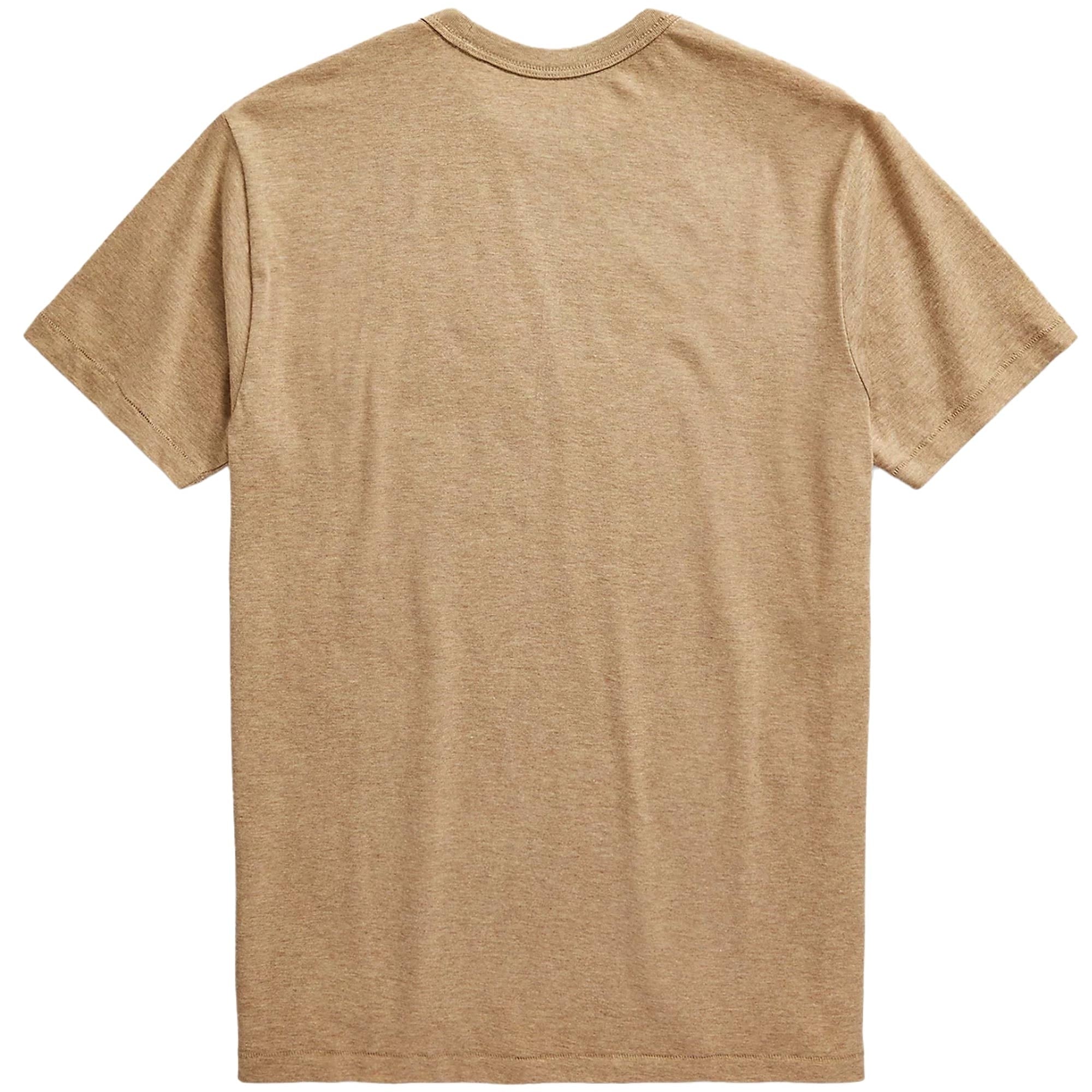 RRL by Ralph Lauren Garment-Dyed Crewneck T-Shirt - Khaki Brown