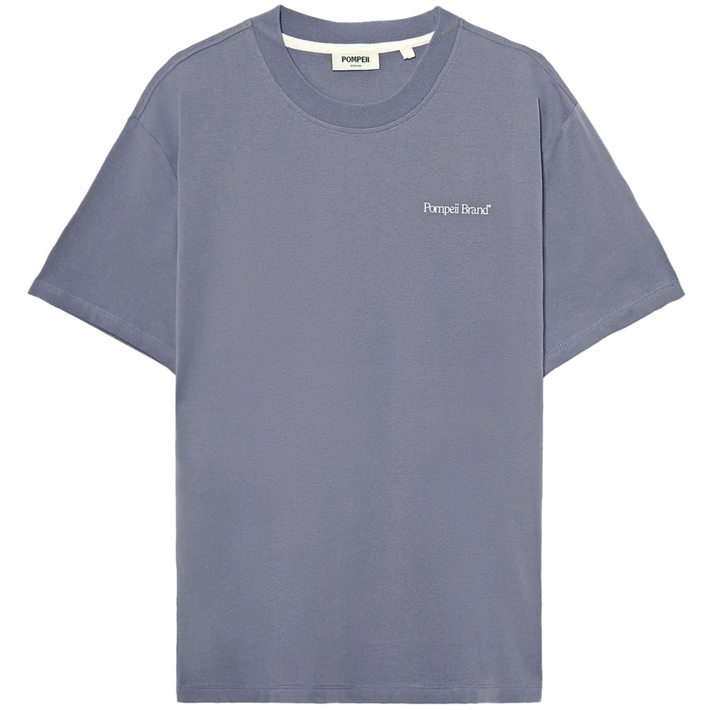 Pompeii Burgers In Bed Graphic T-Shirt - Steel Grey