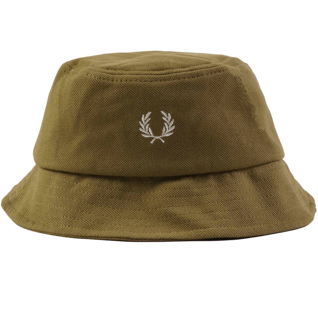 Fred Perry Classic Piqu  Bucket Hat - Shaded Stone