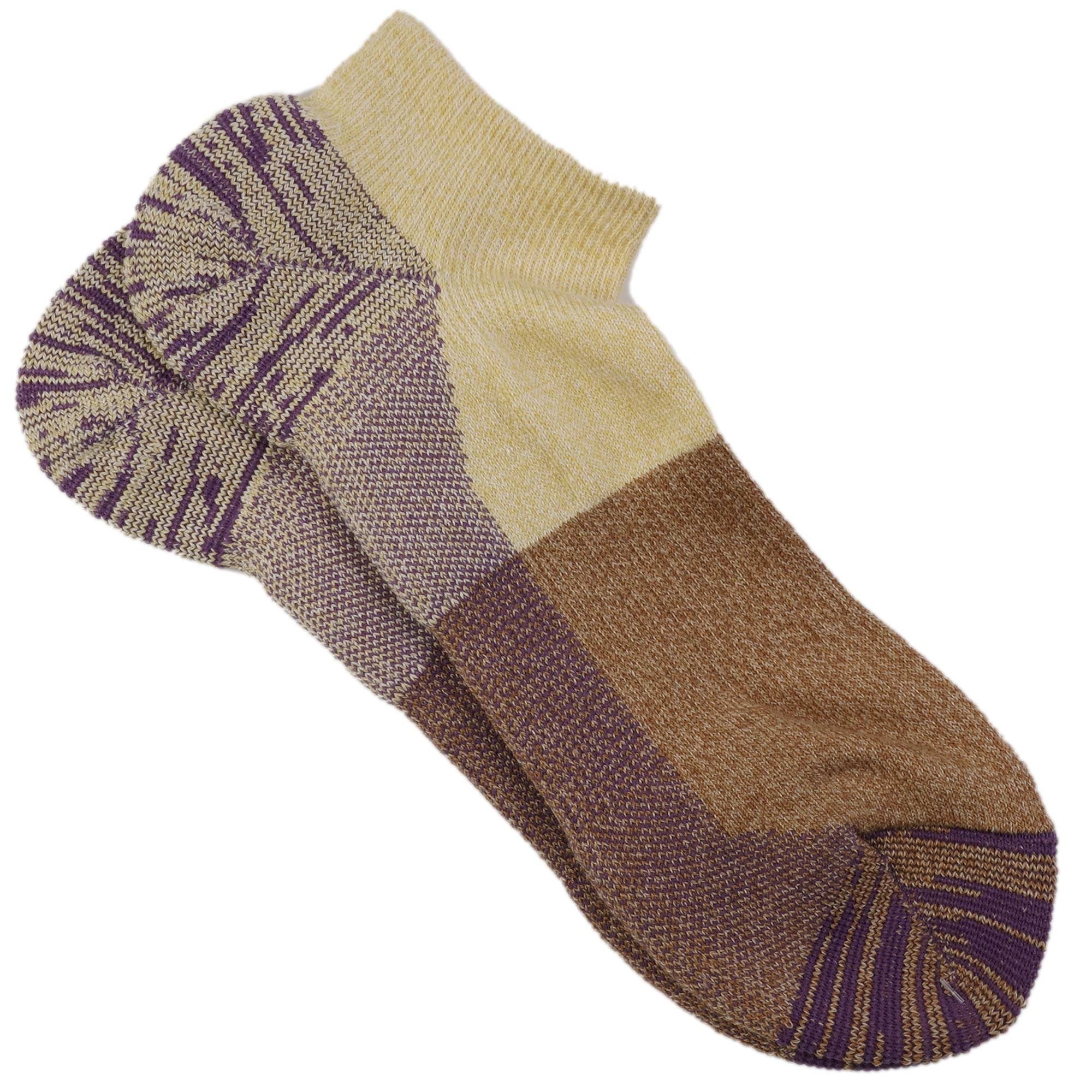 Anonymous Ism Original Cotton Pile Ankle Socks - Purple