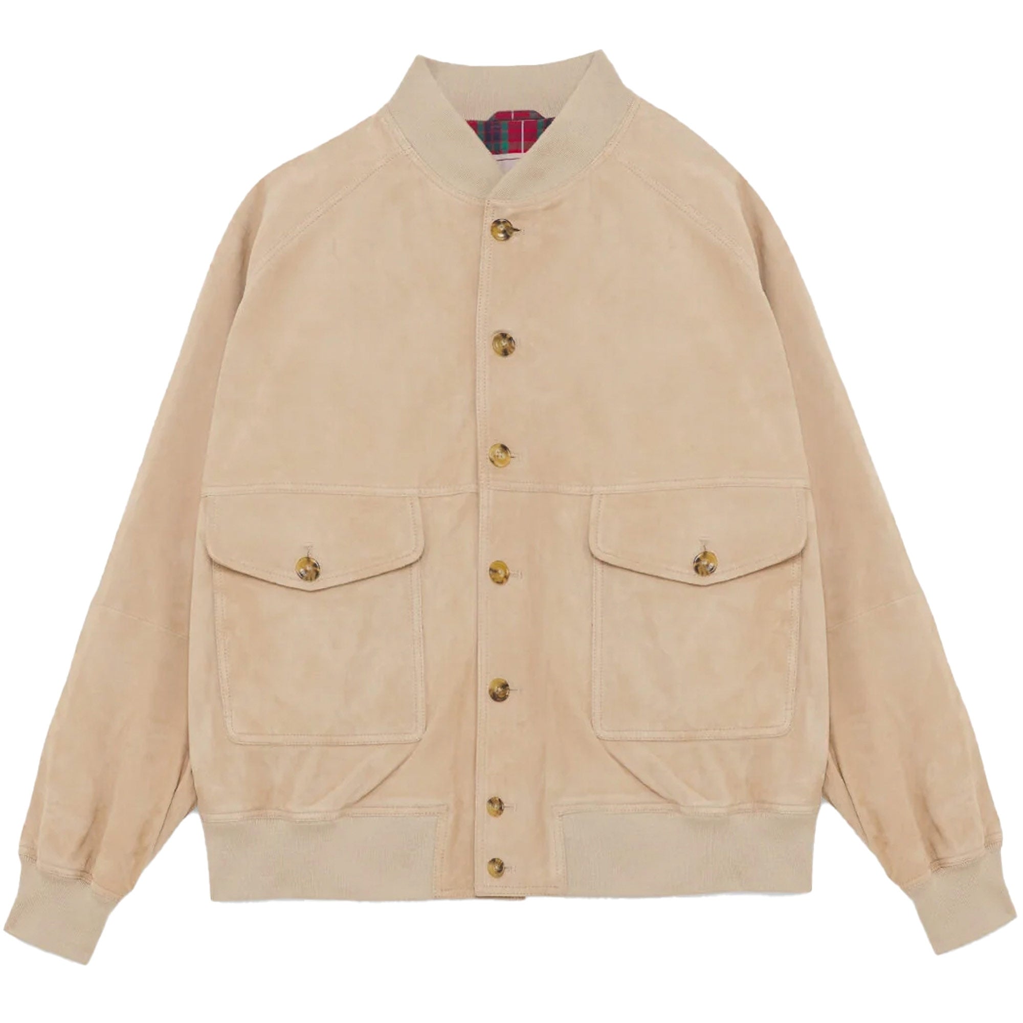 Baracuta Shawl Collar Bomber Jacket - Sandstone