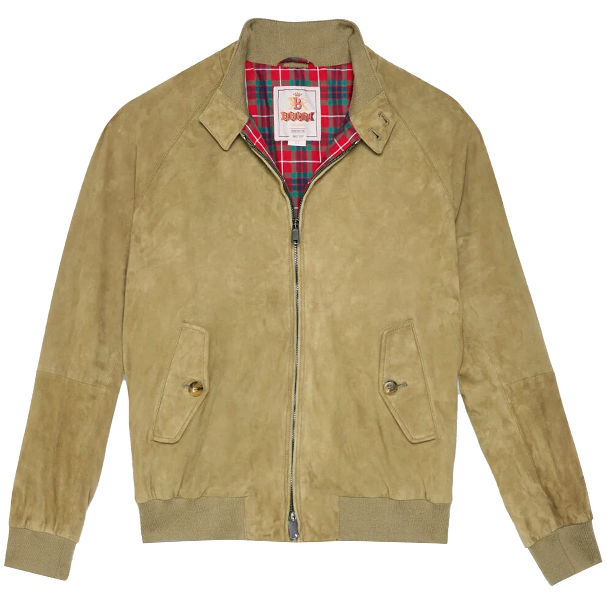 Baracuta G9 Suede - Bark – Stuarts London