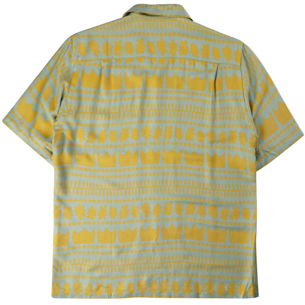 Portuguese Flannel Barca Shirt - Teal and Yellow