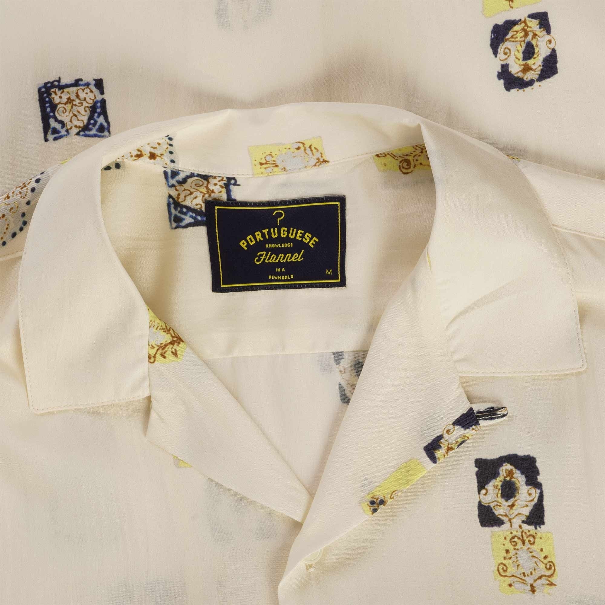 Portuguese Flannel Salma Shirt - Off White