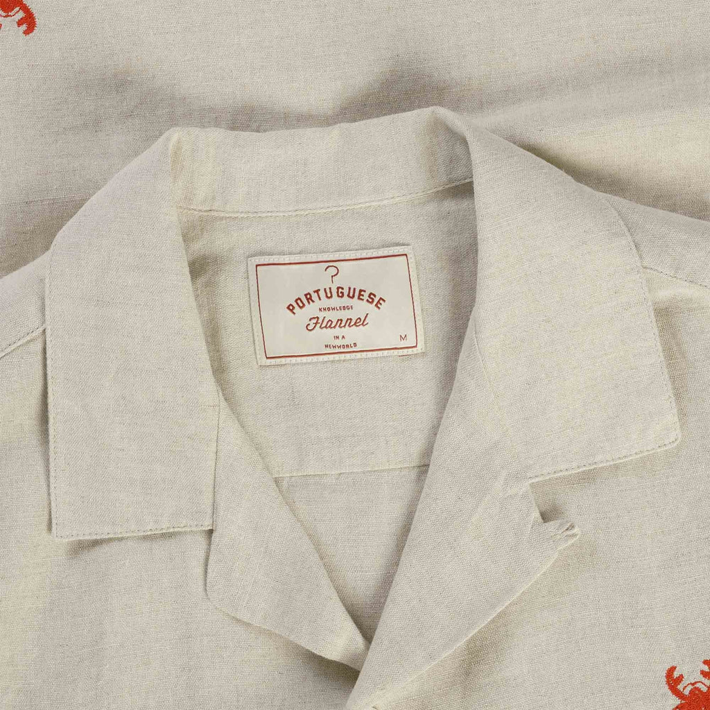 Portuguese Flannel Lobster Shirt - Ecru