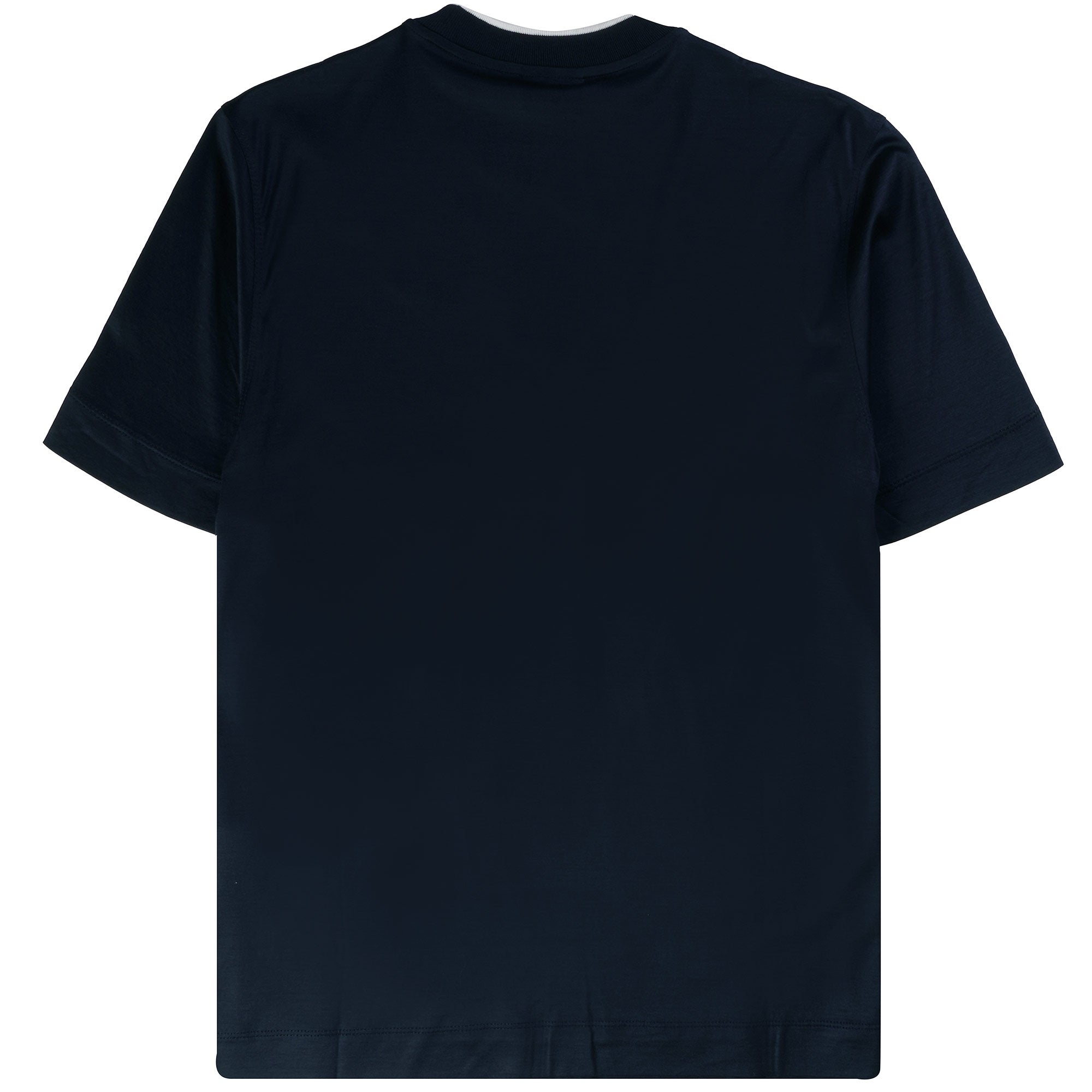 Logo-Flocked Jersey T-Shirt - Navy