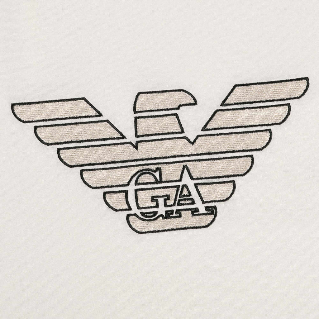 Logo-Flocked Jersey T-Shirt - Vanilla