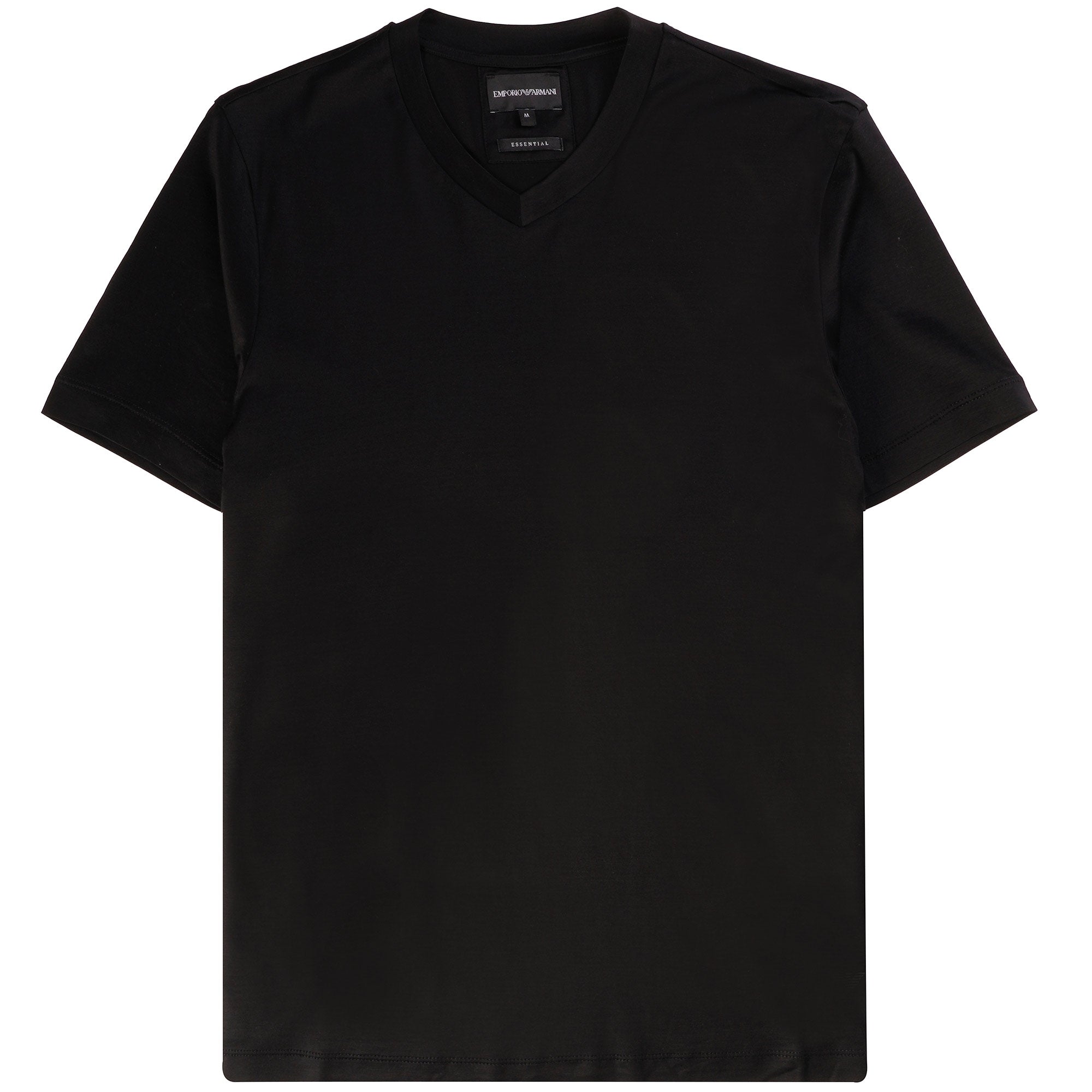 Emporio Armani Plain T-Shirt - Black