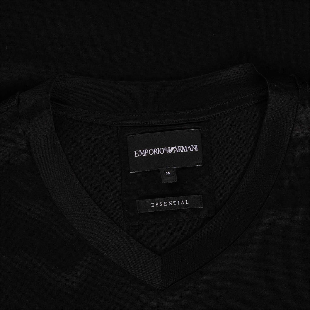 Emporio Armani Plain T-Shirt - Black