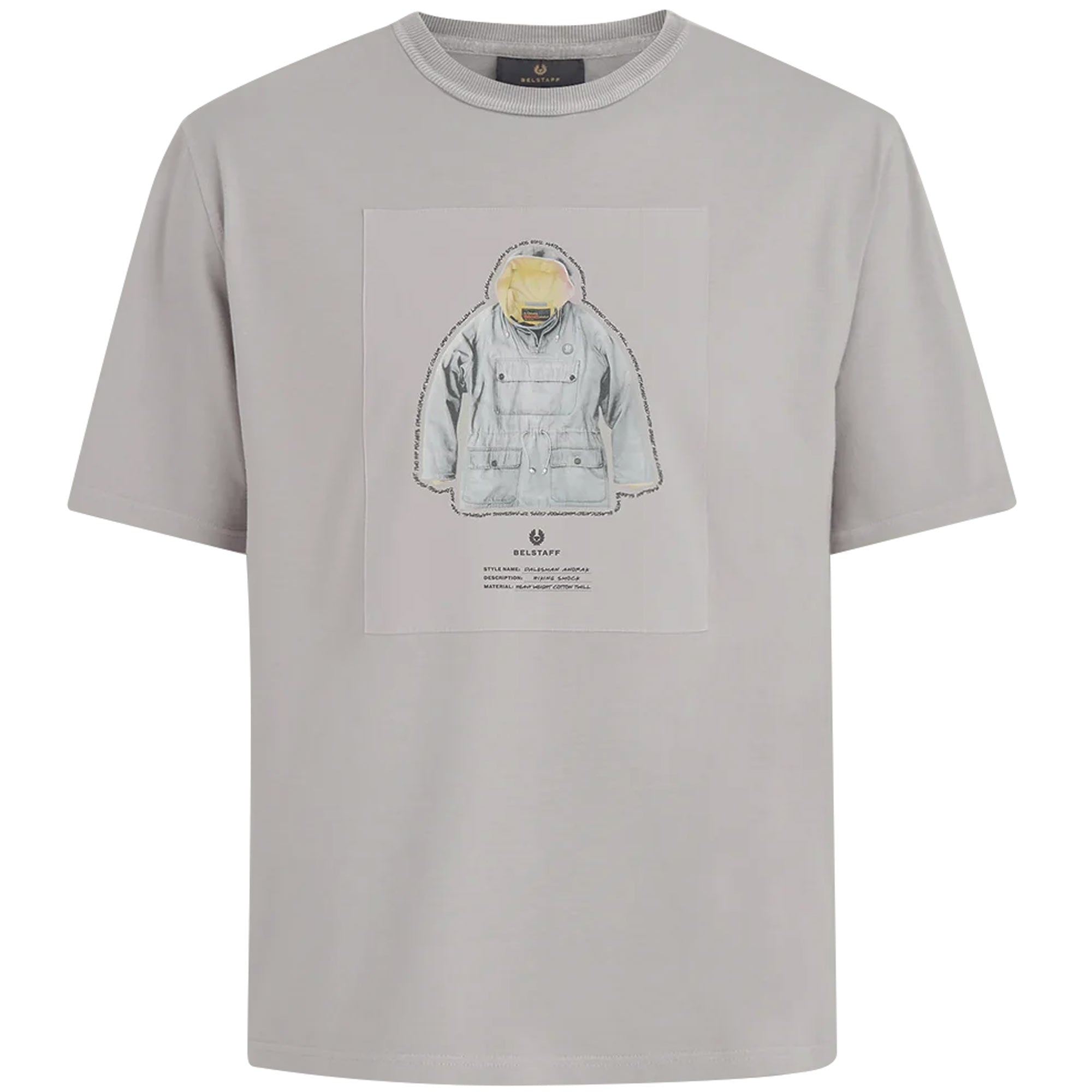 Belstaff Dalesman Graphic T-Shirt - Cloud Grey
