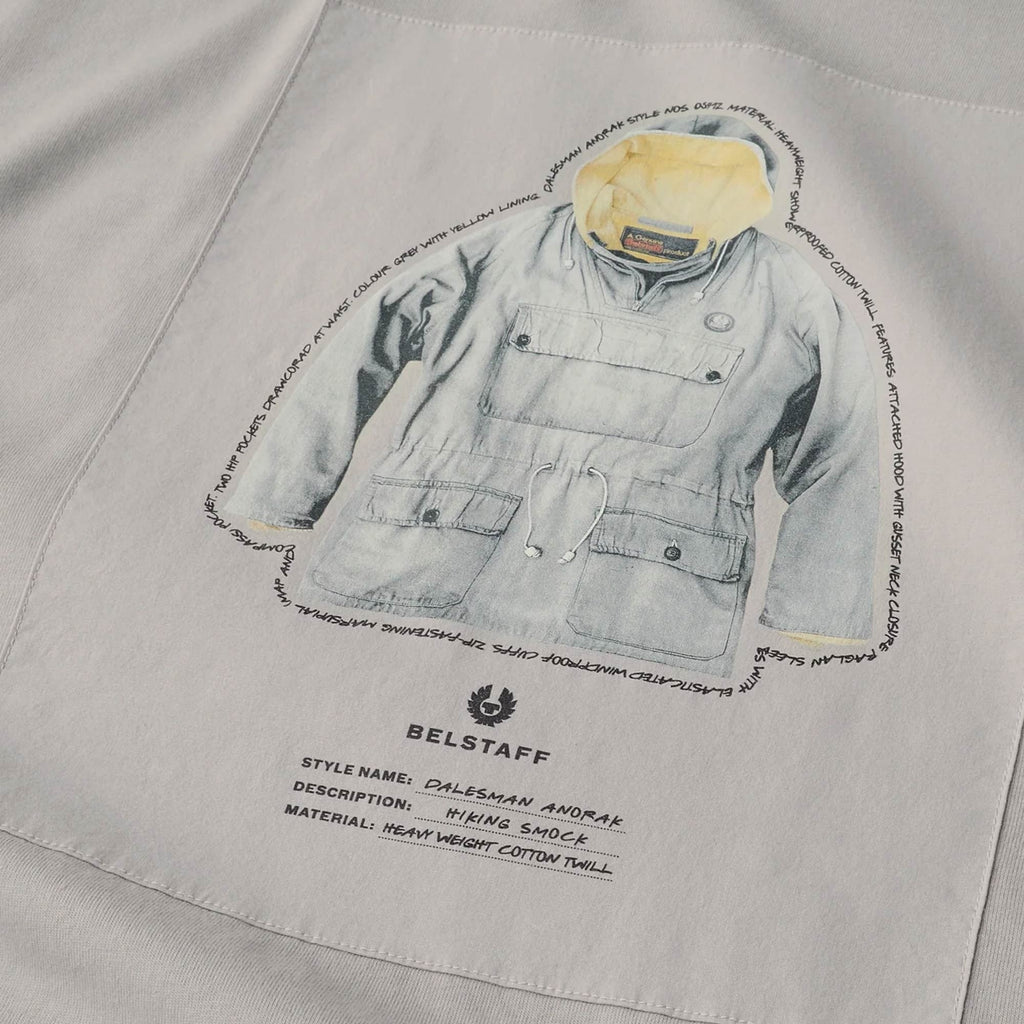 Belstaff Dalesman Graphic T-Shirt - Cloud Grey