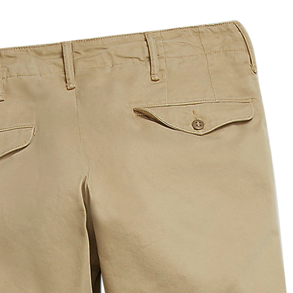 Officer's Chino Trousers - Khaki Beige
