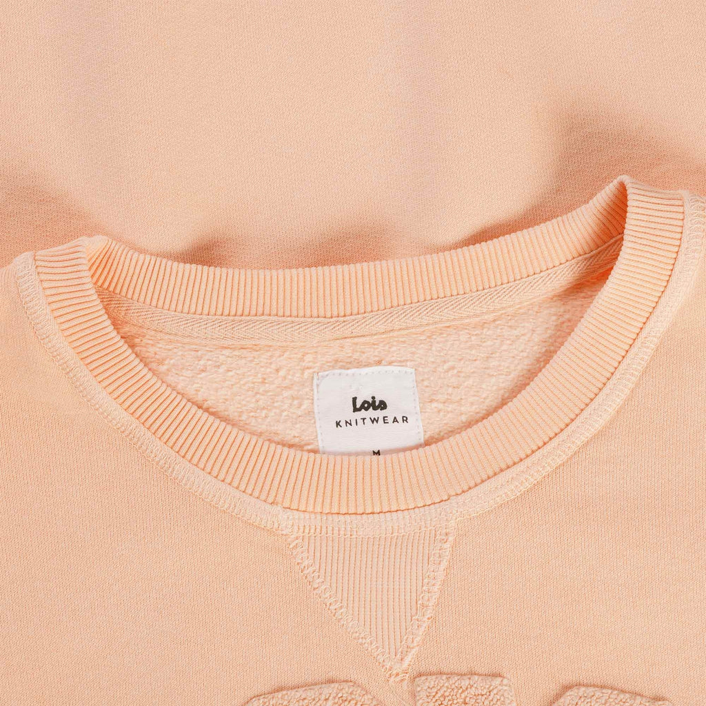 Lois Jeans Felpa Summer Cornelly Sweatshirt - Cream Tan