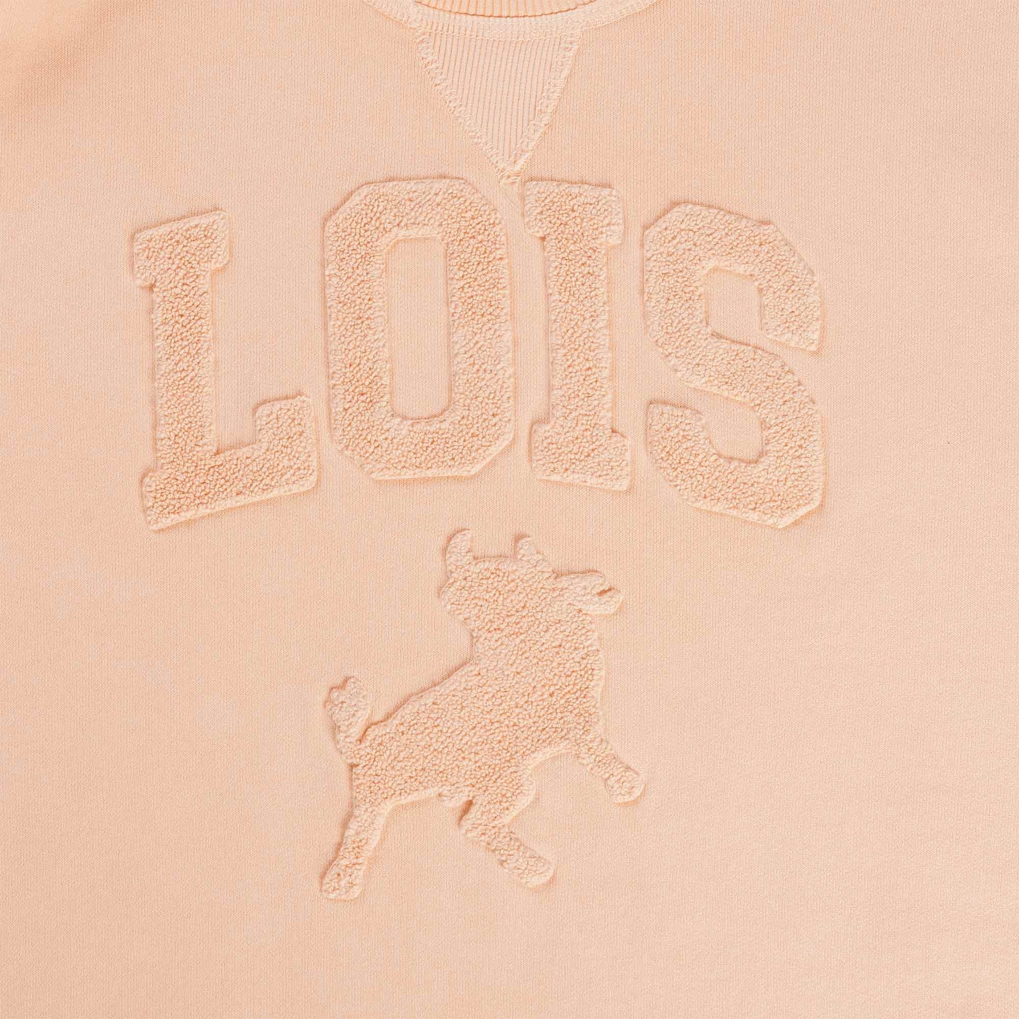 Lois Jeans Felpa Summer Cornelly Sweatshirt - Cream Tan