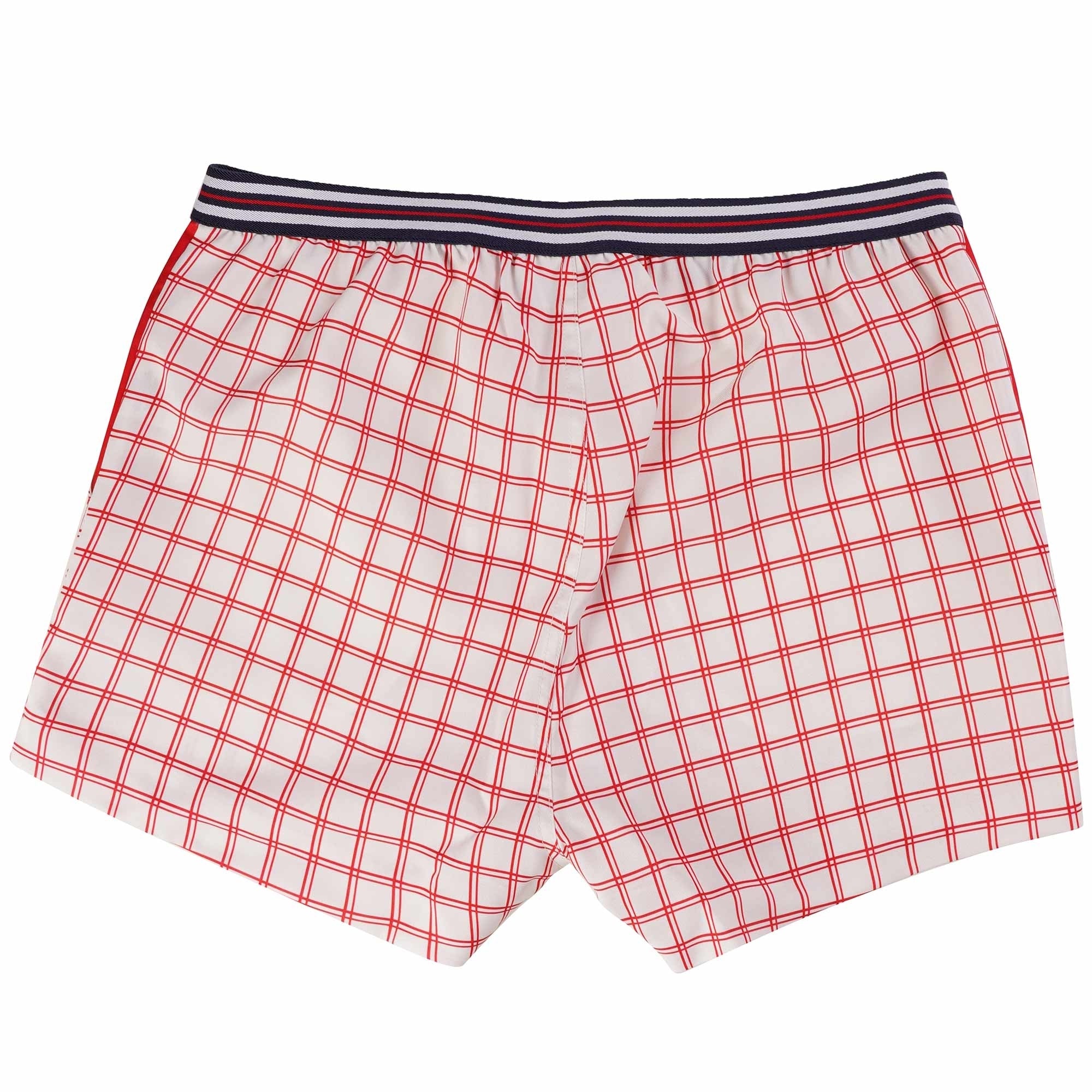 Fila Vintage Brookes Check Shorts - Gardenia