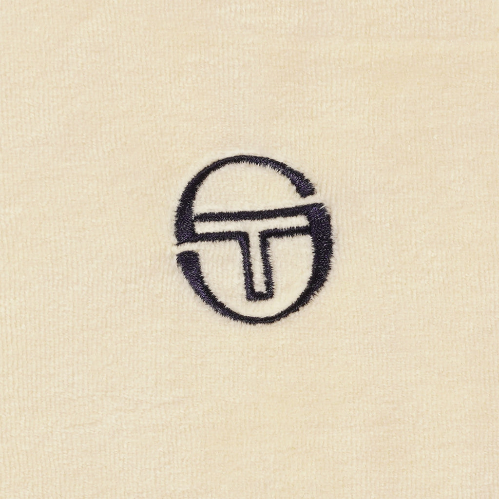 Sergio Tacchini Primo Velour Polo Shirt - Pearled
