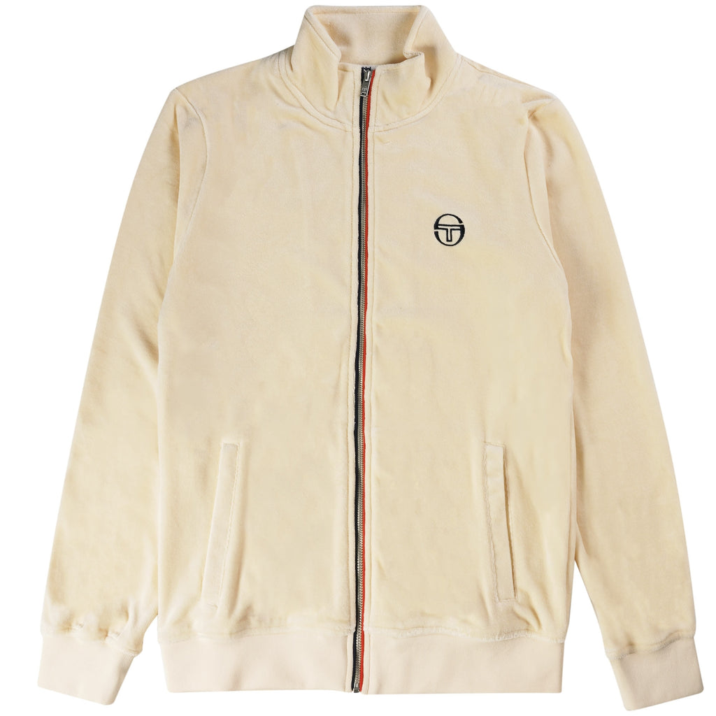 Sergio Tacchini Eddie Velour Track Top - Pearled