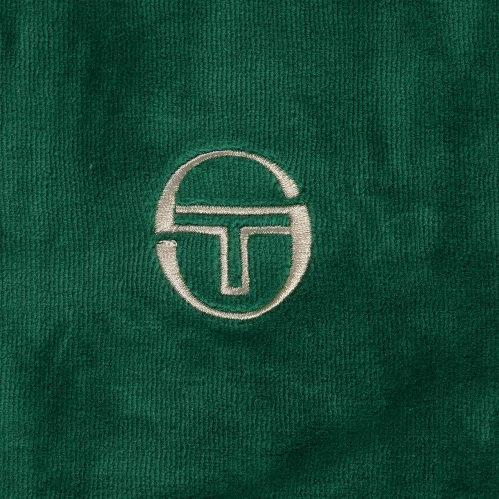 Sergio Tacchini Eddie Velour Track Top - Evergreen