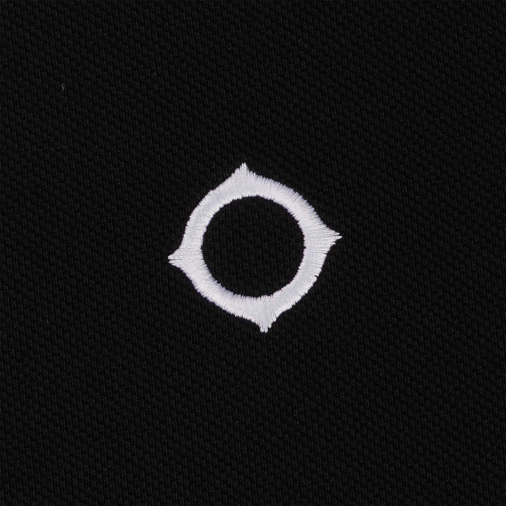 Ma Strum Short Sleeve Pique Polo Shirt - Black