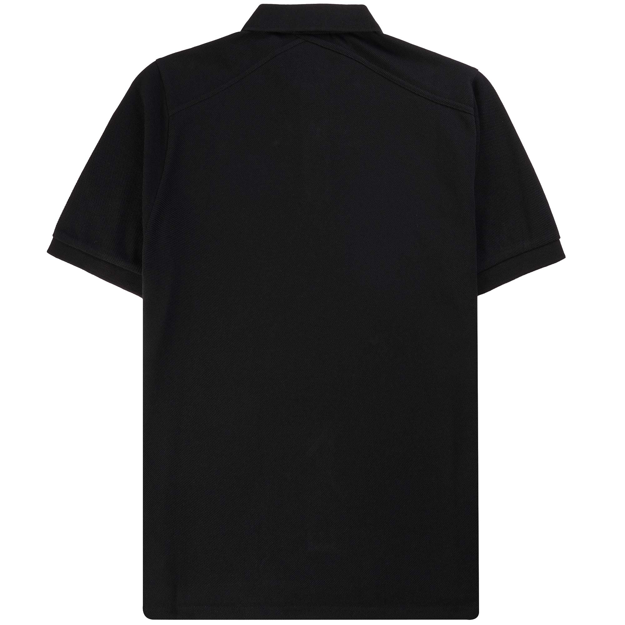 Ma Strum Short Sleeve Pique Polo Shirt - Black