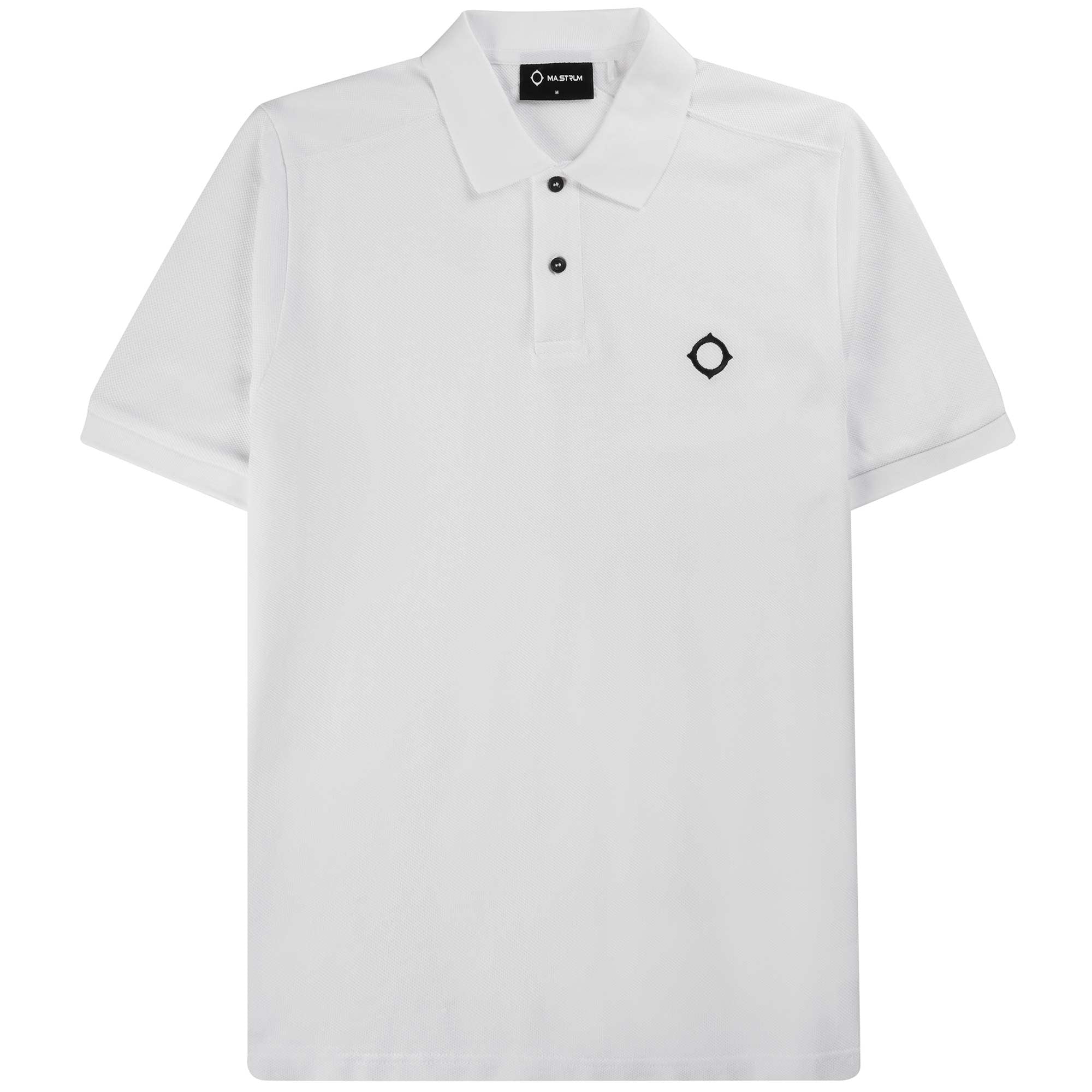 Ma Strum Short Sleeve Pique Polo Shirt - Optic White