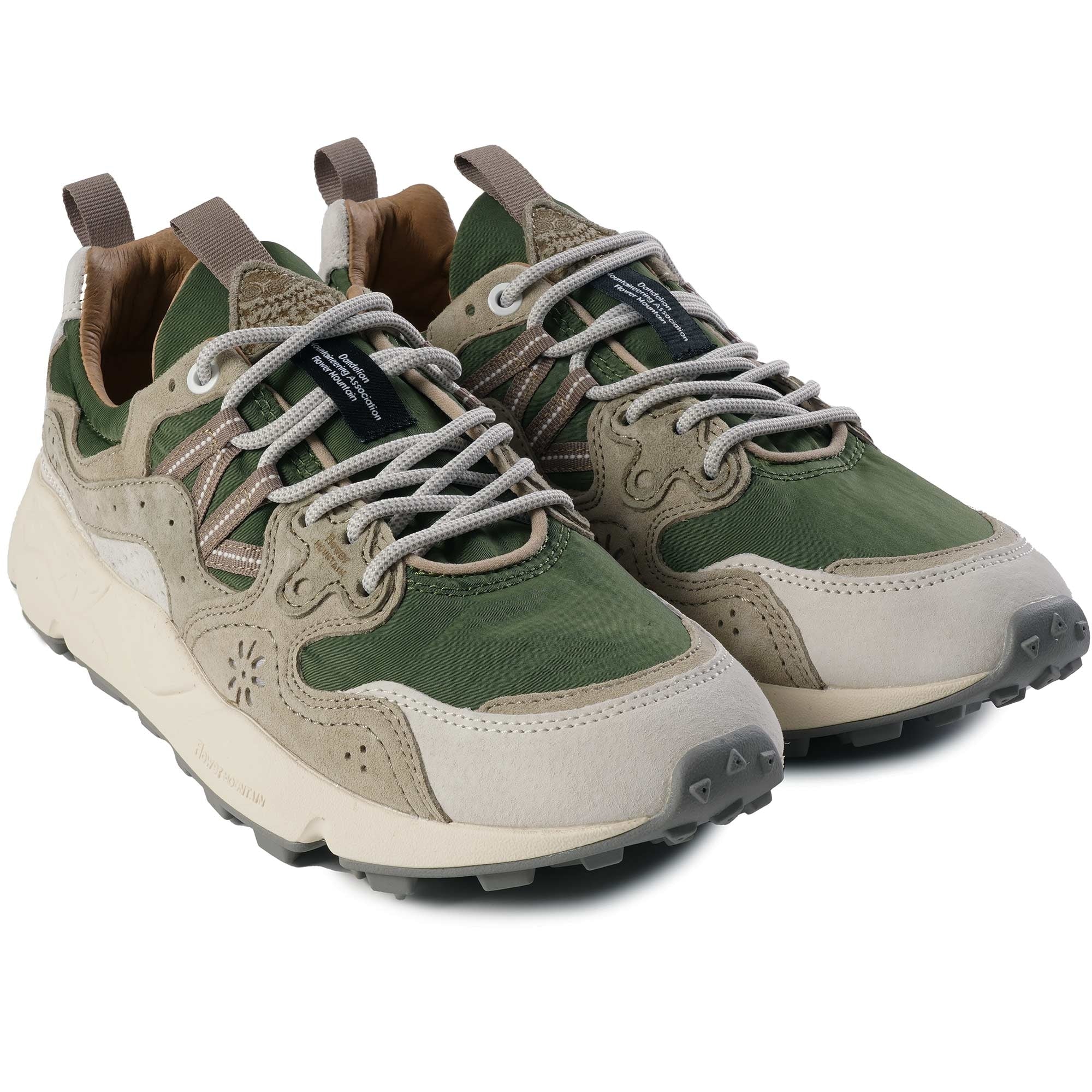 Flower Mountain Yamano 3 - Off White and Military Green