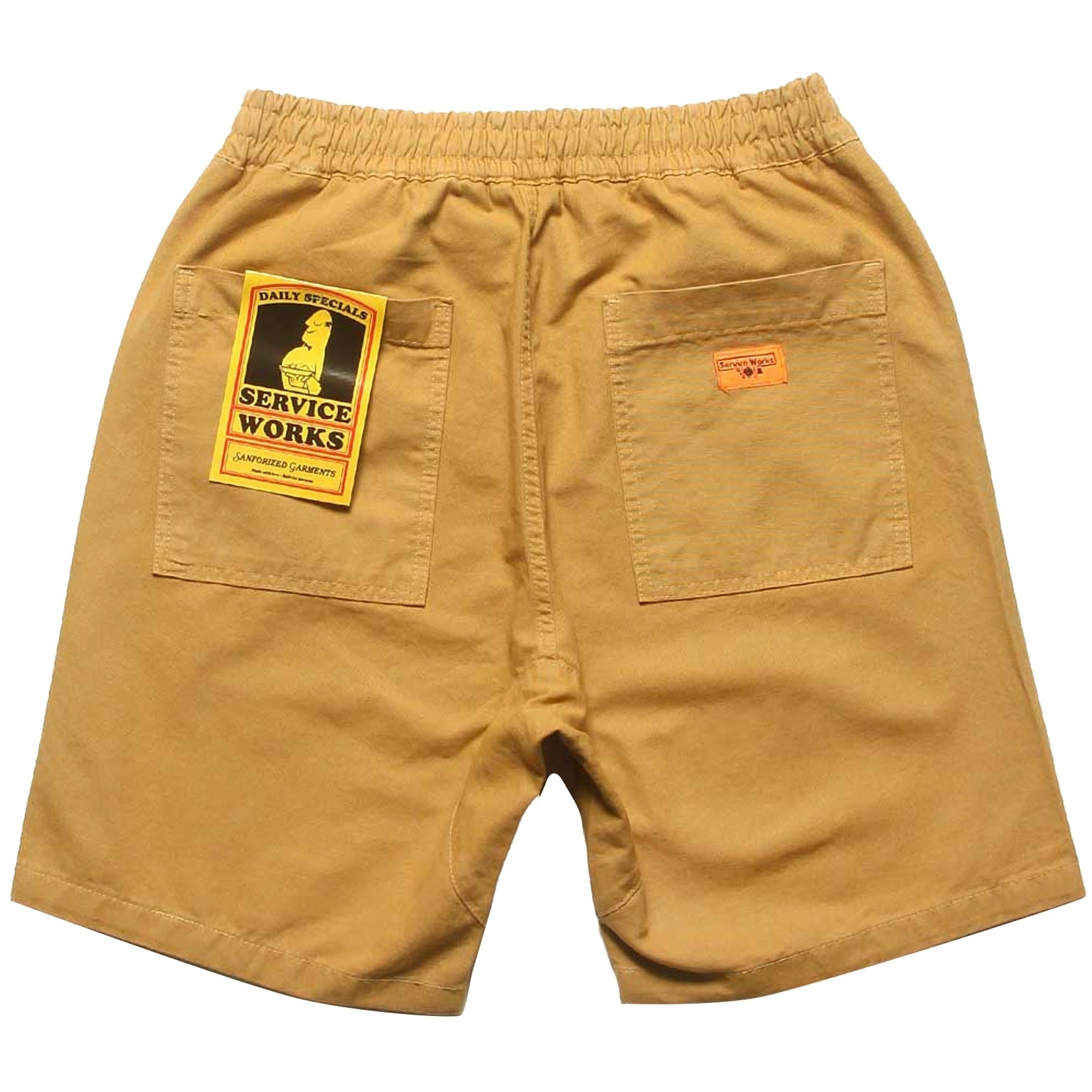 Service Works Classic Chef Shorts - Gold