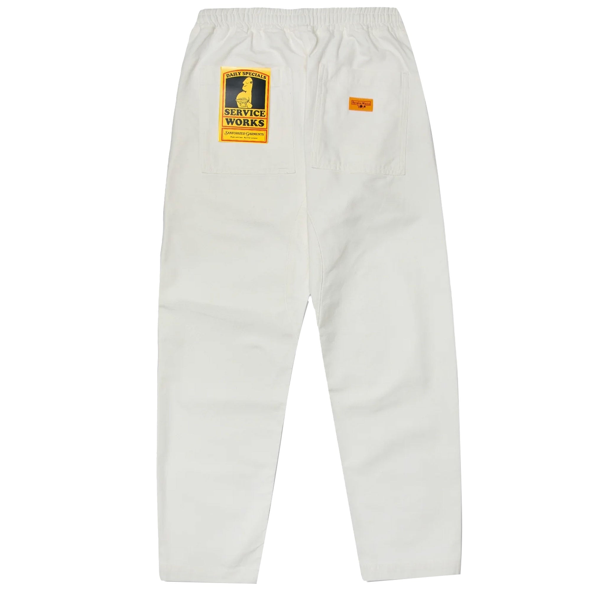 Service Works Classic Chef Pants - Off White
