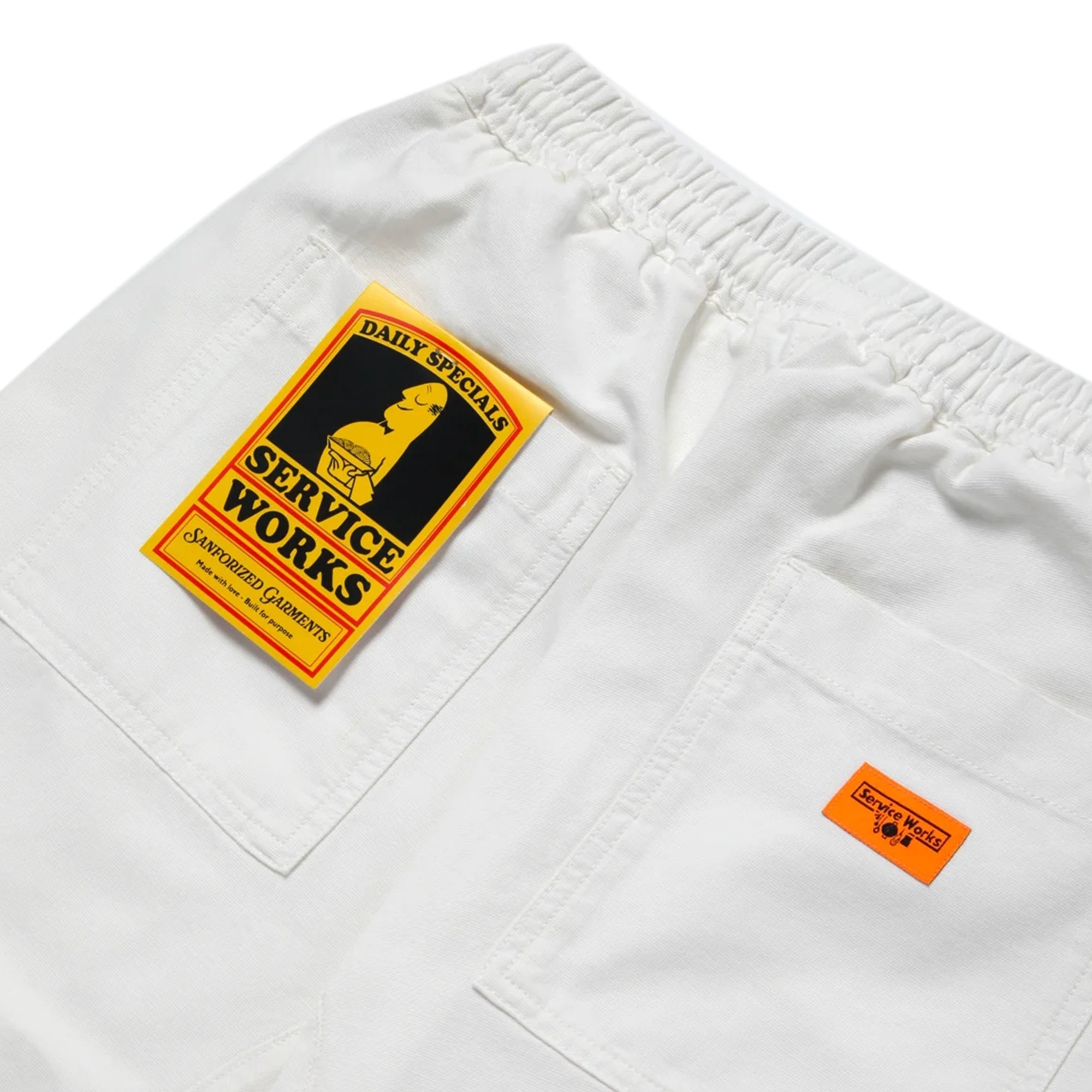 Service Works Classic Chef Pants - Off White