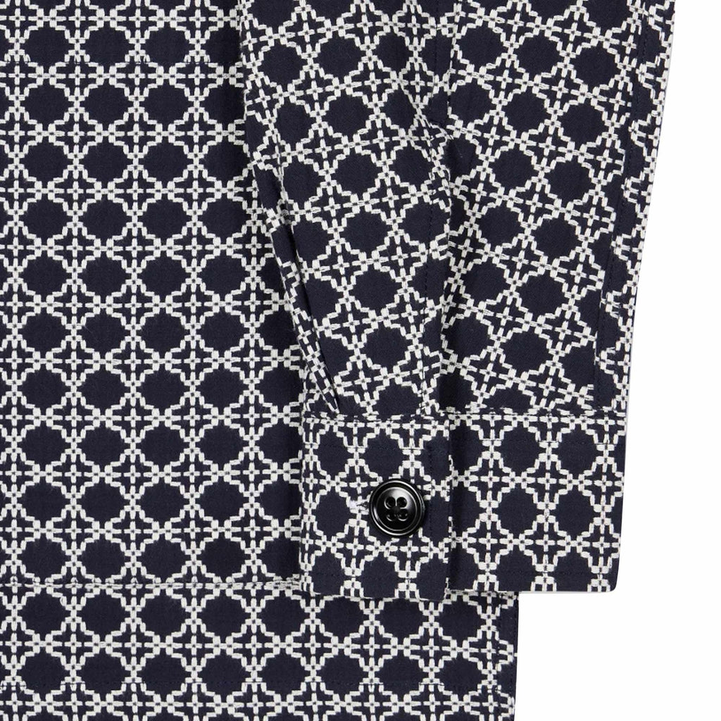 Paul Smith Cross-Stitch Cotton Jacket - Dark Navy