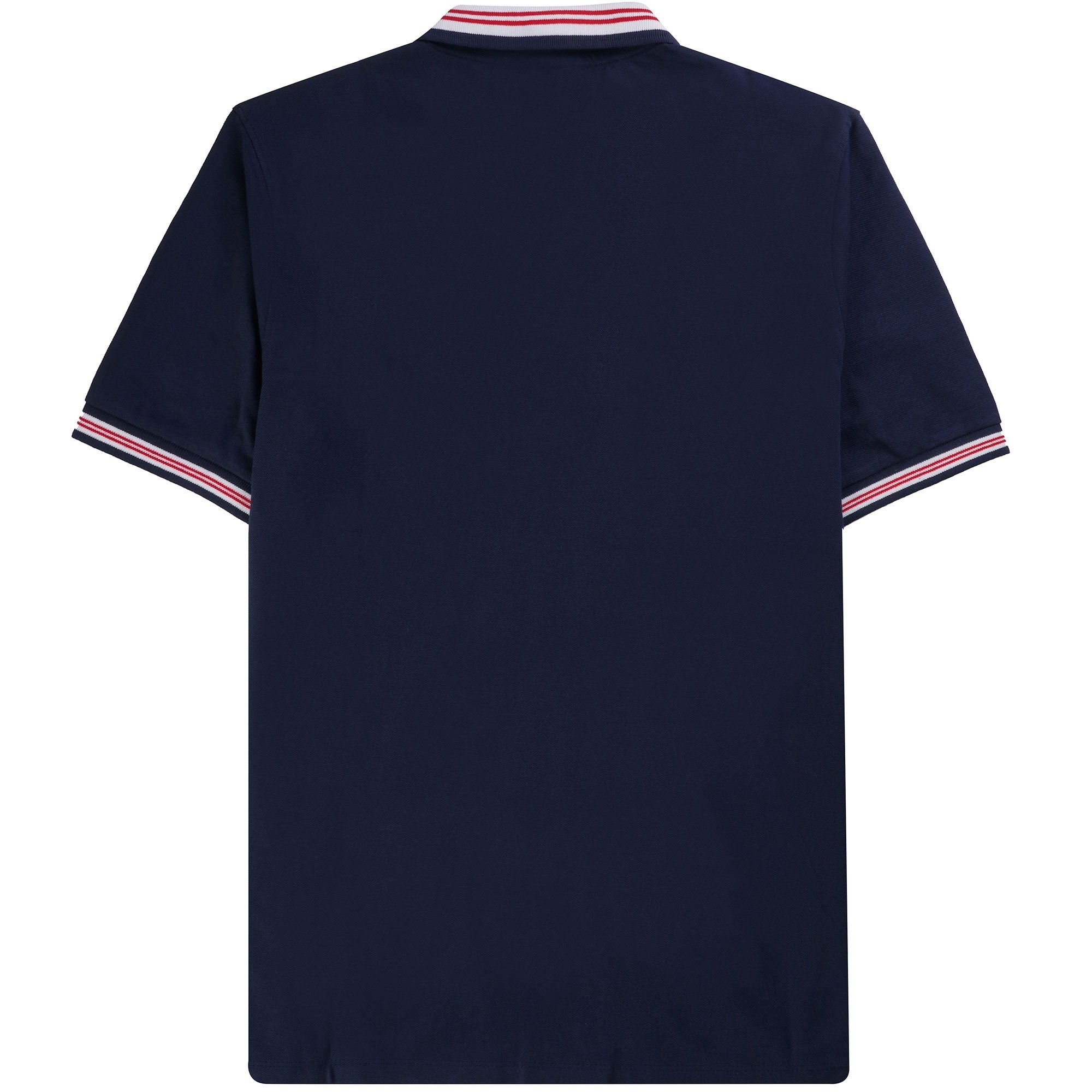Fila Vintage Faraz Tipped Rib Polo Shirt - Fila Navy