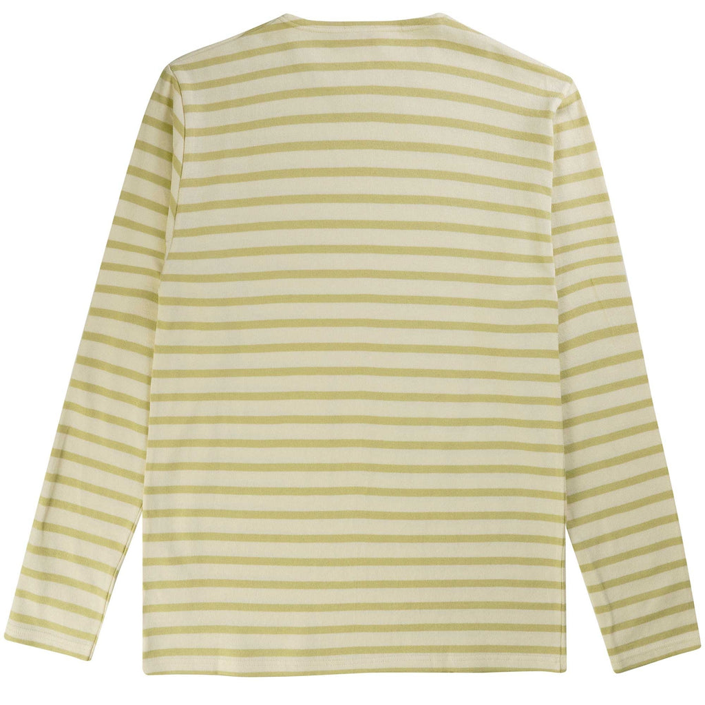 Armor Lux Breton Striped Shirt - Nature and Olive