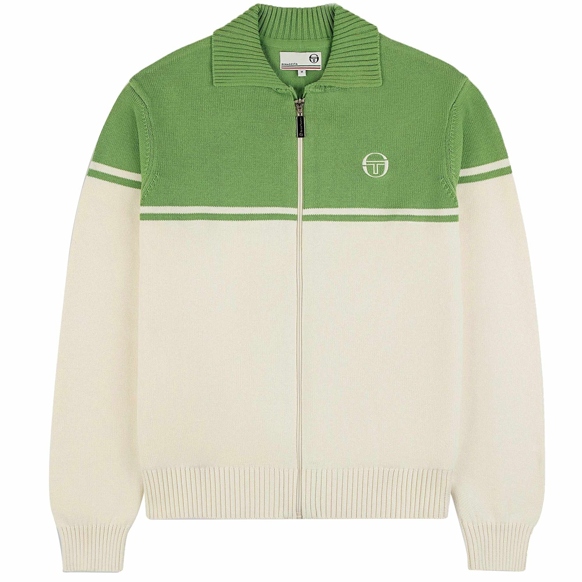 Sergio Tacchini Donato Knitted Track Top - Gardenia