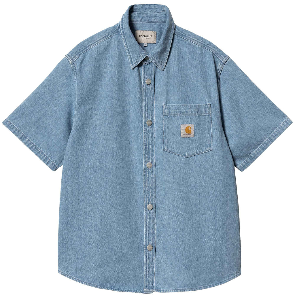 Carhartt WIP Short Sleeve Ody Shirt - Blue Stone