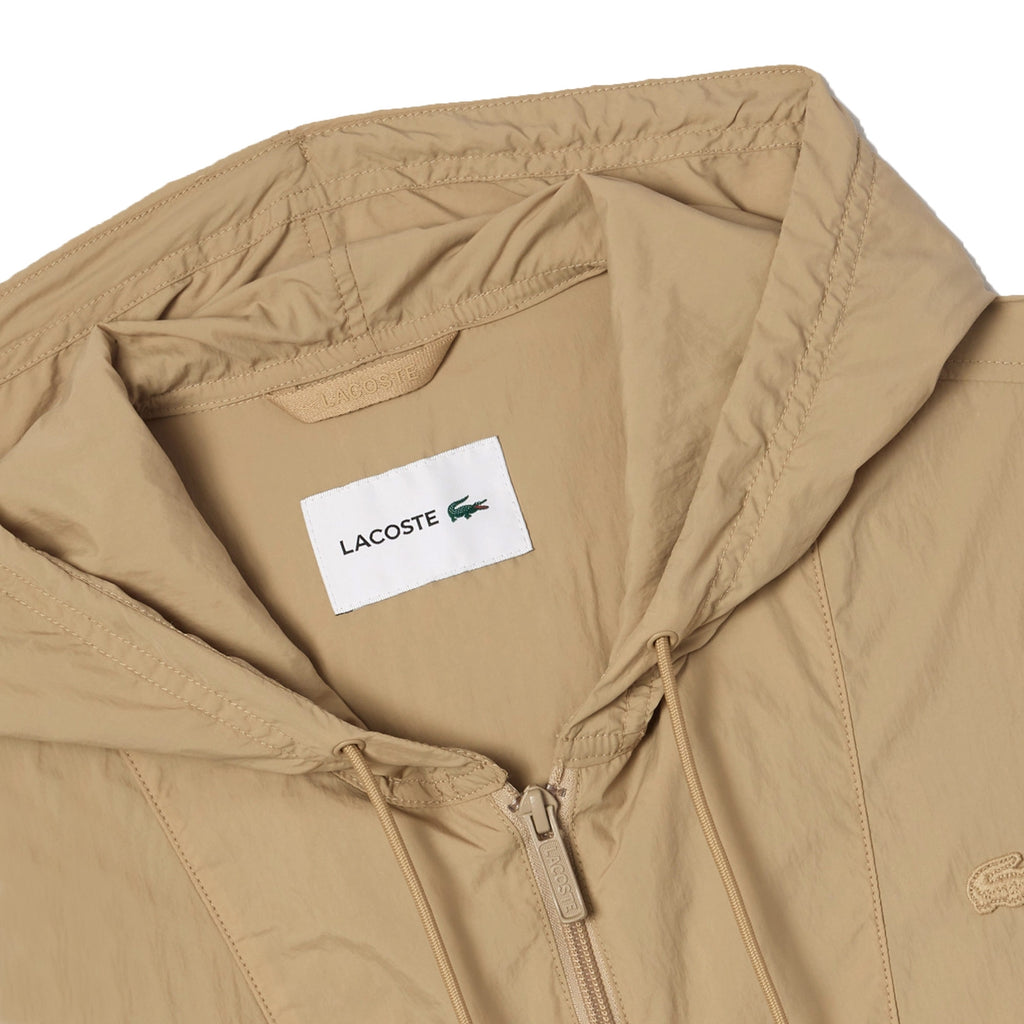Lacoste Lightweight Showerproof Pop-over Jacket - Beige