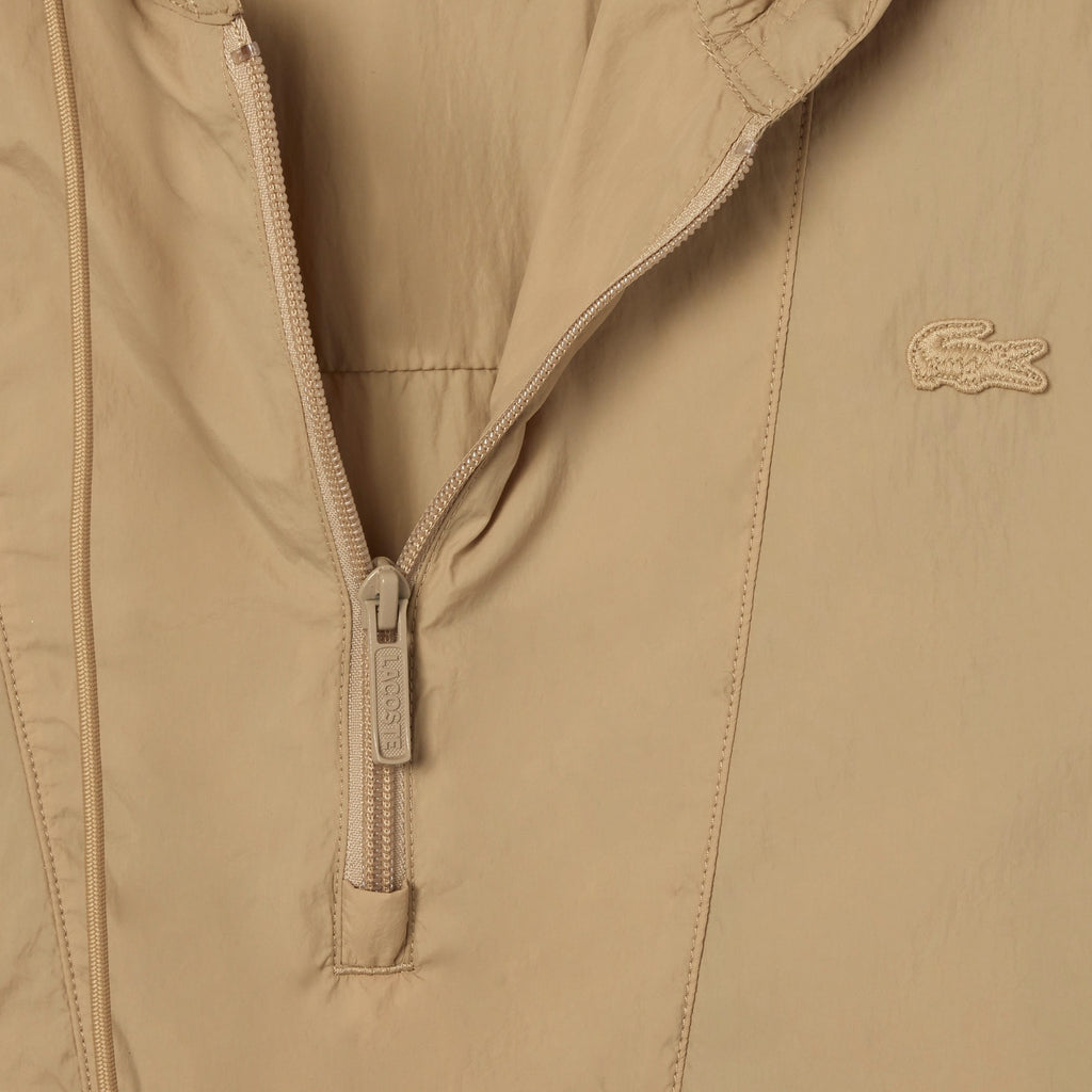 Lacoste Lightweight Showerproof Pop-over Jacket - Beige