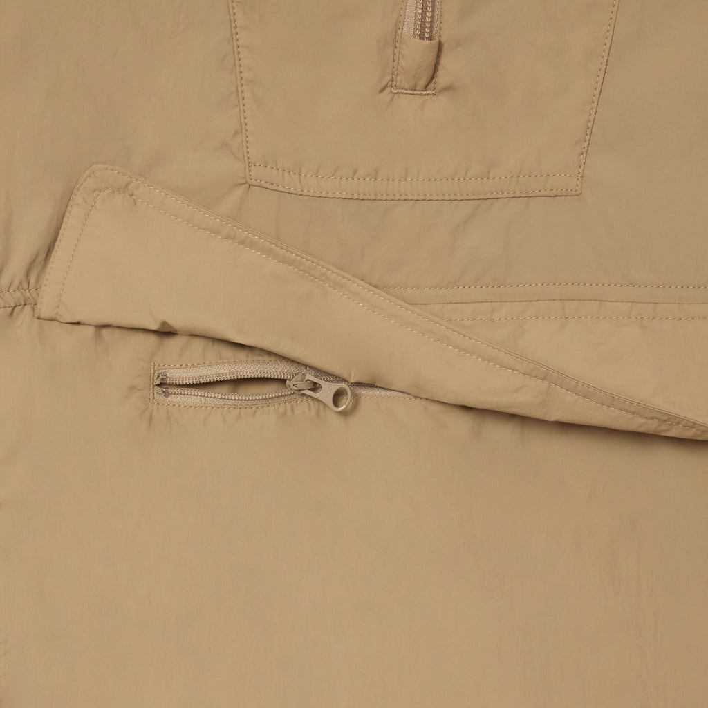 Lacoste Lightweight Showerproof Pop-over Jacket - Beige